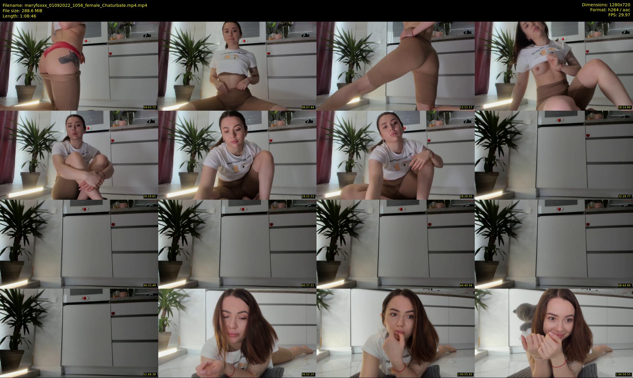 meryfoxxx — 69 minute Chaturbate female cam show recording, 720p, Sep 1, 2022