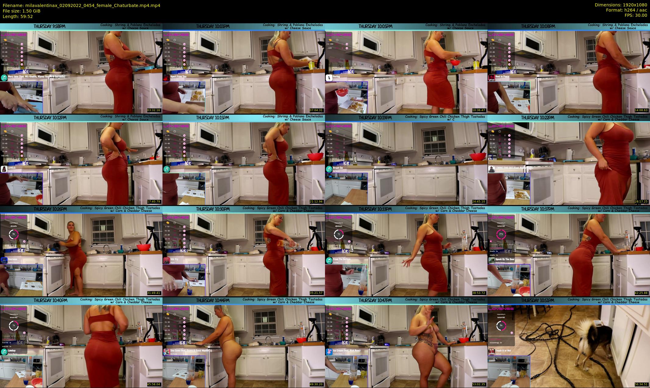 milavalentinax — 60 minute Chaturbate female cam show recording, 1080p, Sep 2, 2022