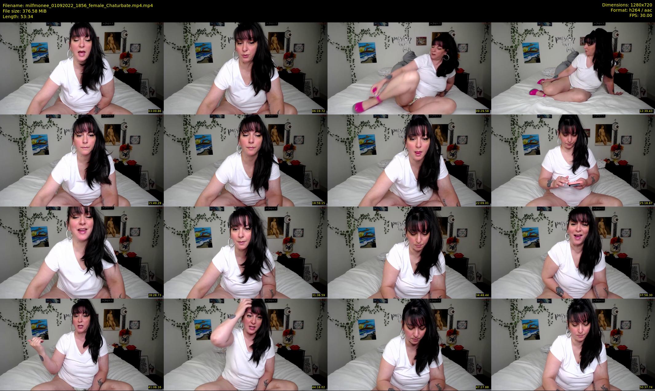 milfmonee — 54 minute Chaturbate female cam show recording, 720p, Sep 1, 2022