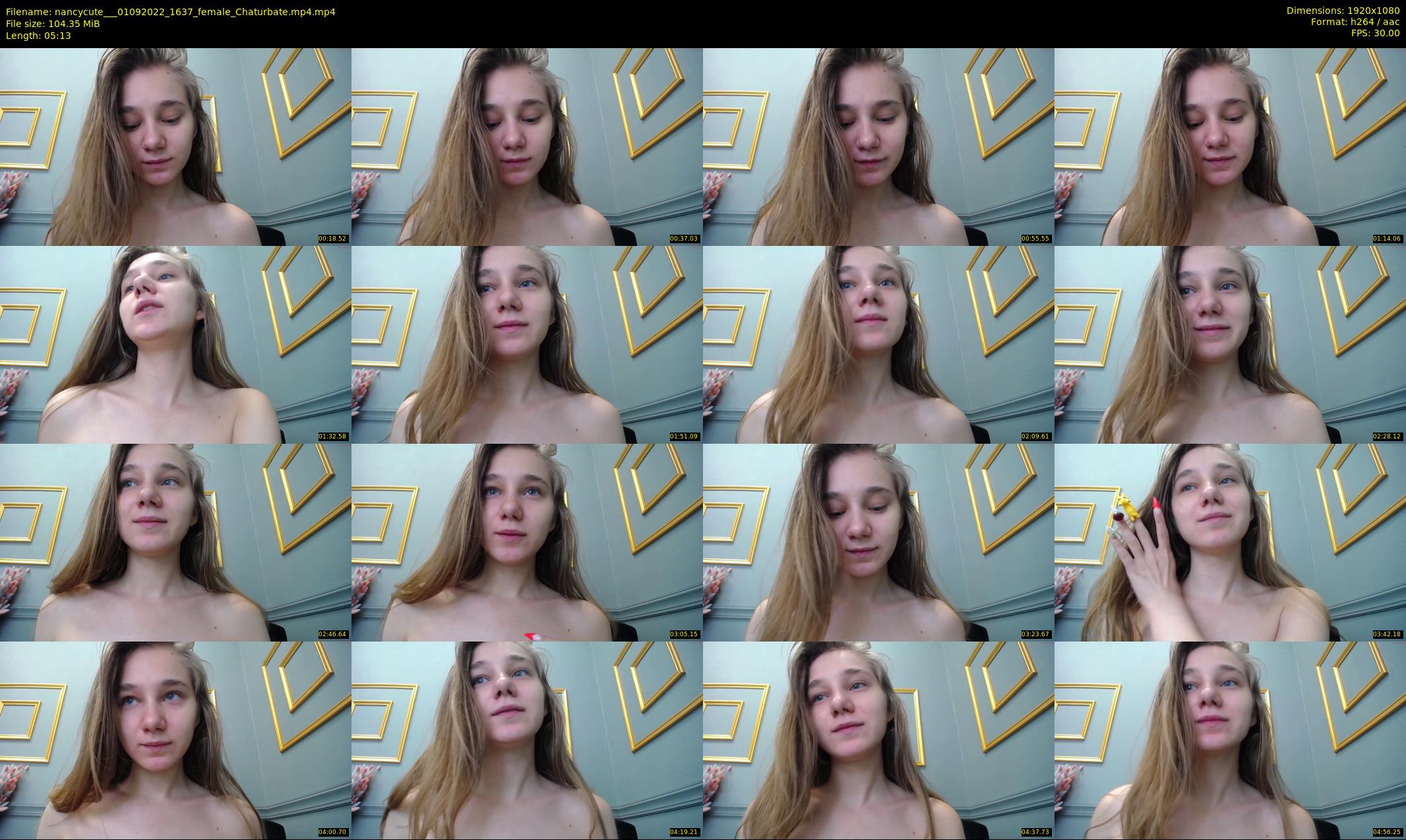 nancycute__ — 6 minute Chaturbate female cam show recording, 1080p, Sep 1, 2022