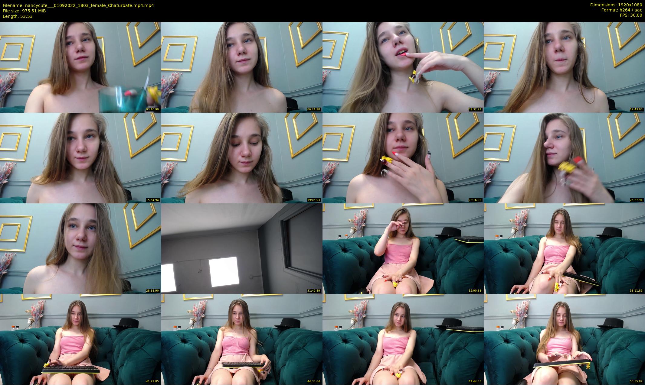 nancycute__ — 54 minute Chaturbate female cam show recording, 1080p, Sep 1, 2022