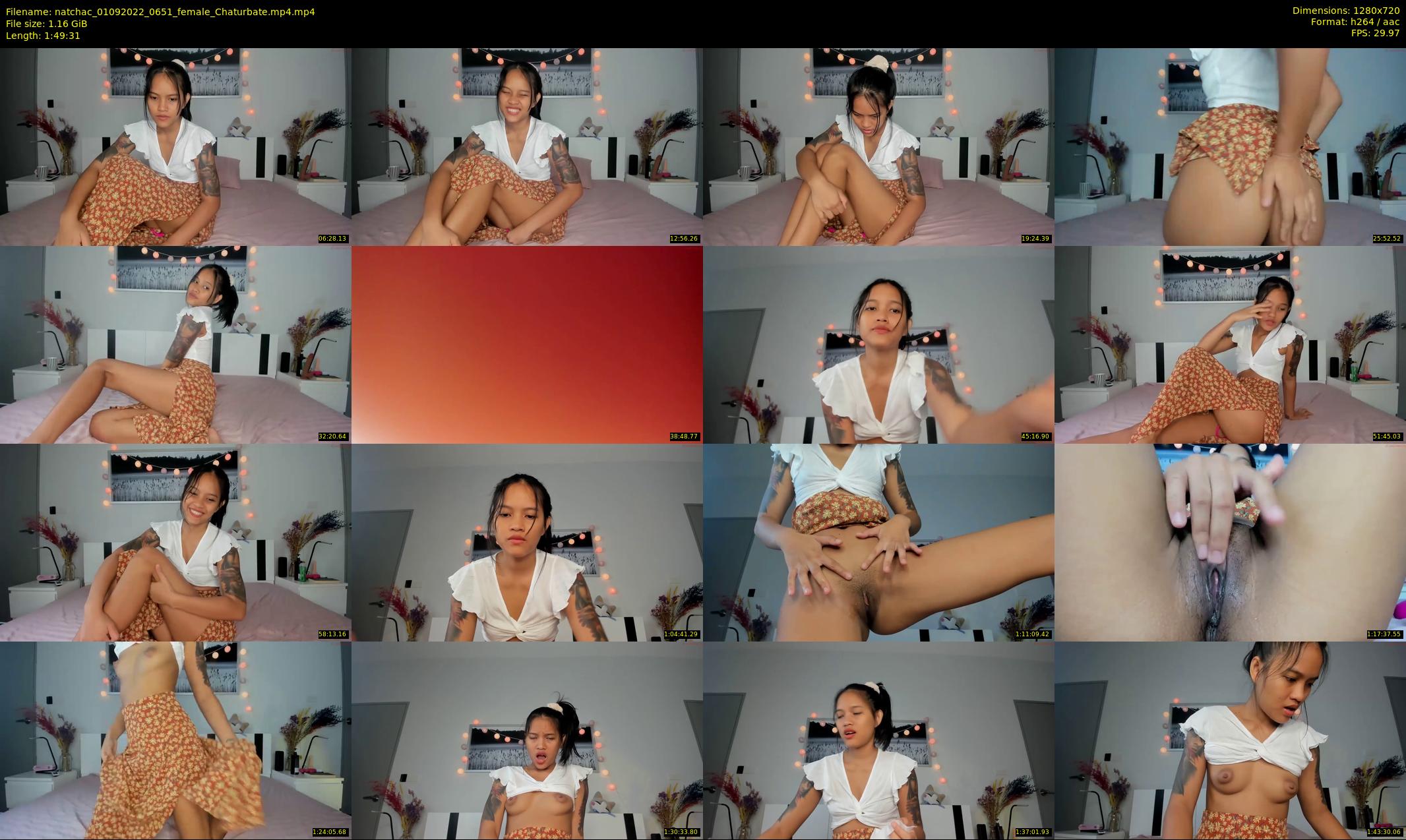 natchac — 110 minute Chaturbate female cam show recording, 720p, Sep 1, 2022