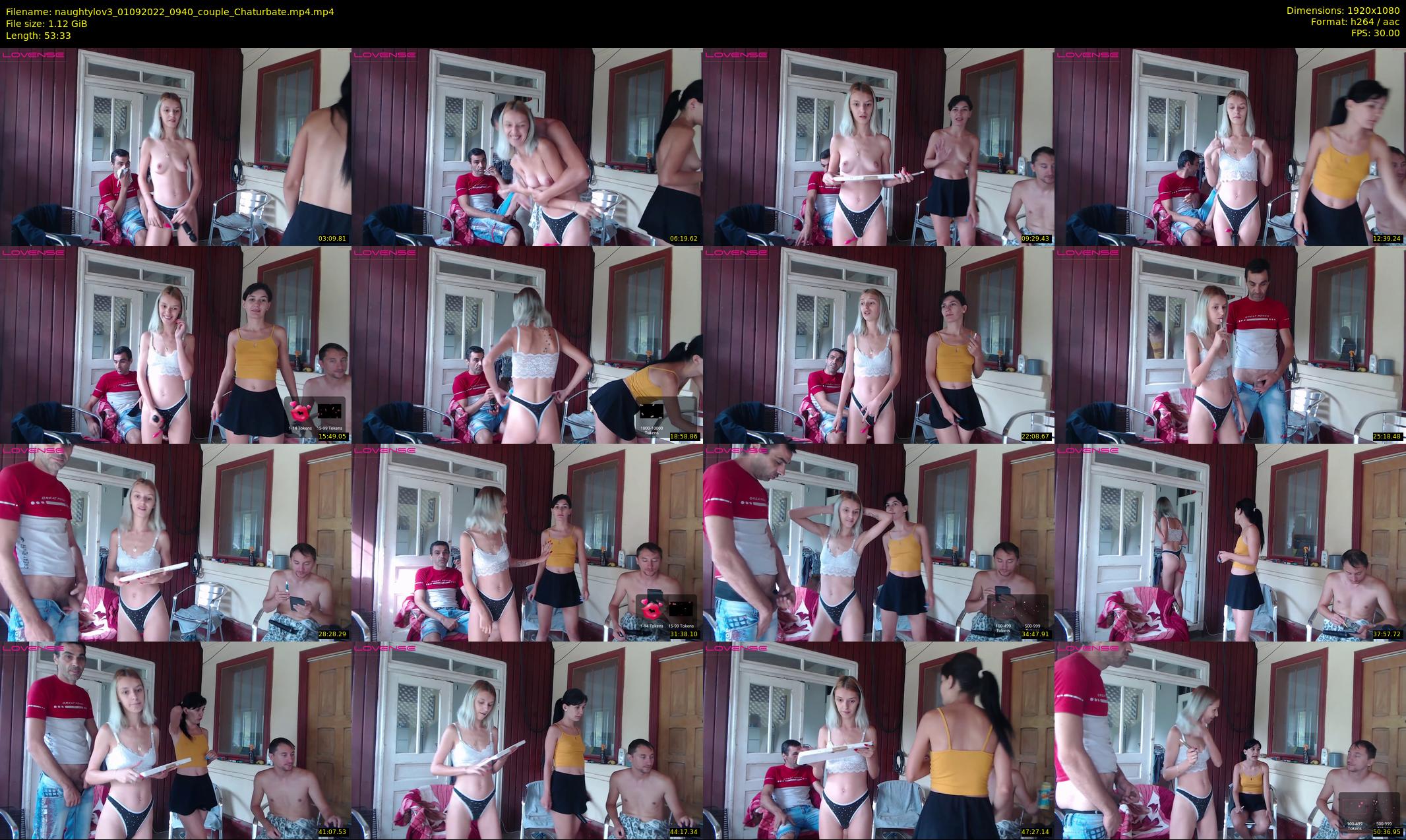 naughtylov3 — 54 minute Chaturbate couple cam show recording, 1080p, Sep 1, 2022