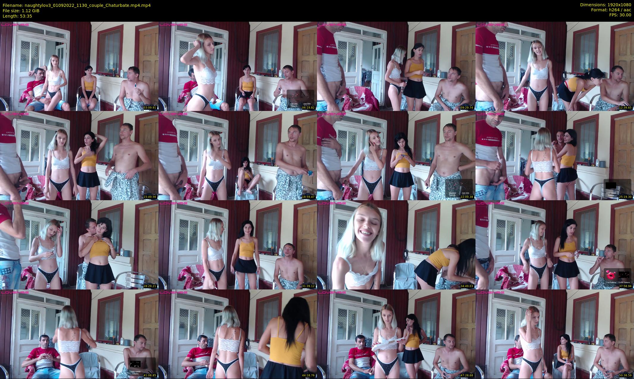 naughtylov3 — 54 minute Chaturbate couple cam show recording, 1080p, Sep 1, 2022