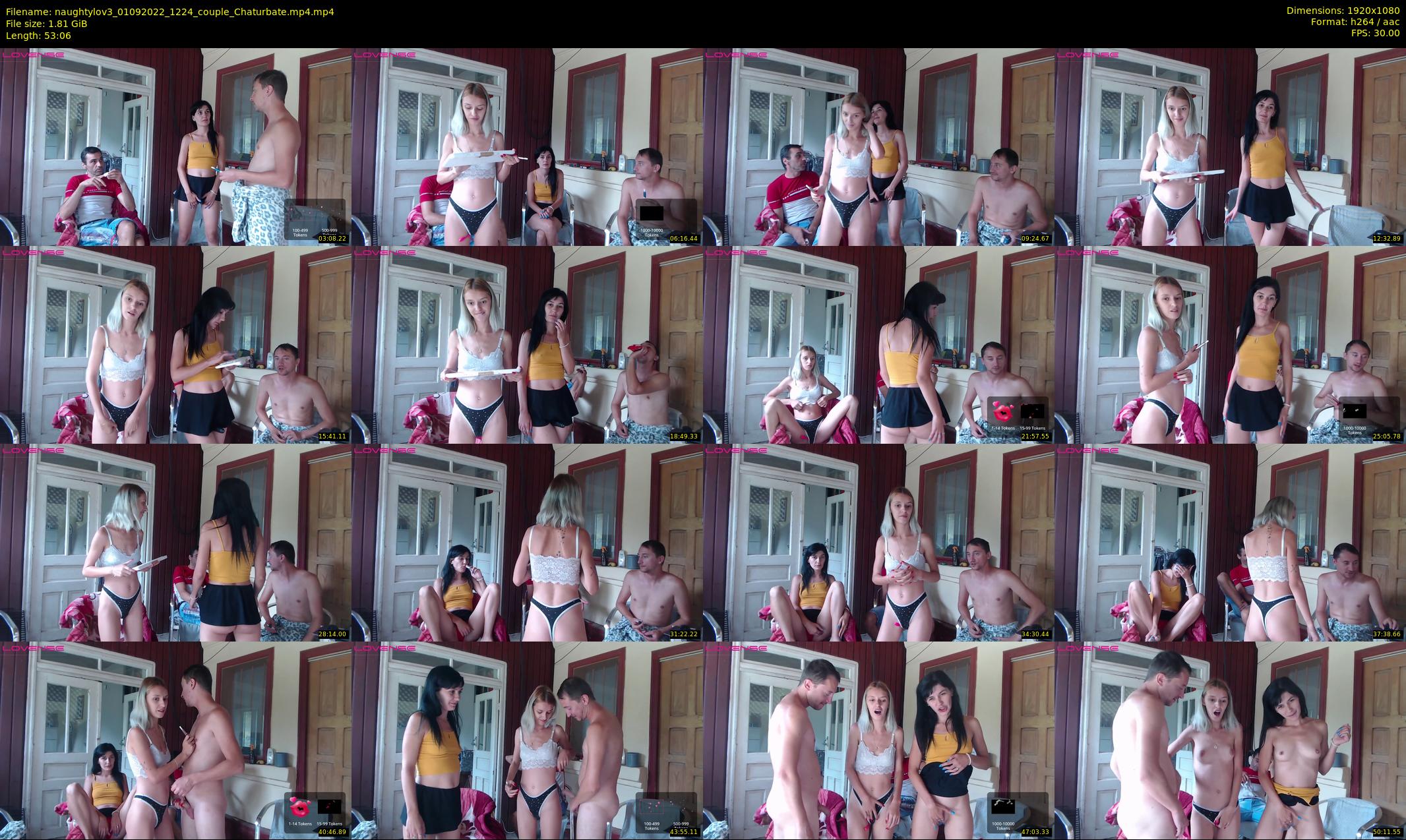 naughtylov3 — 54 minute Chaturbate couple cam show recording, 1080p, Sep 1, 2022