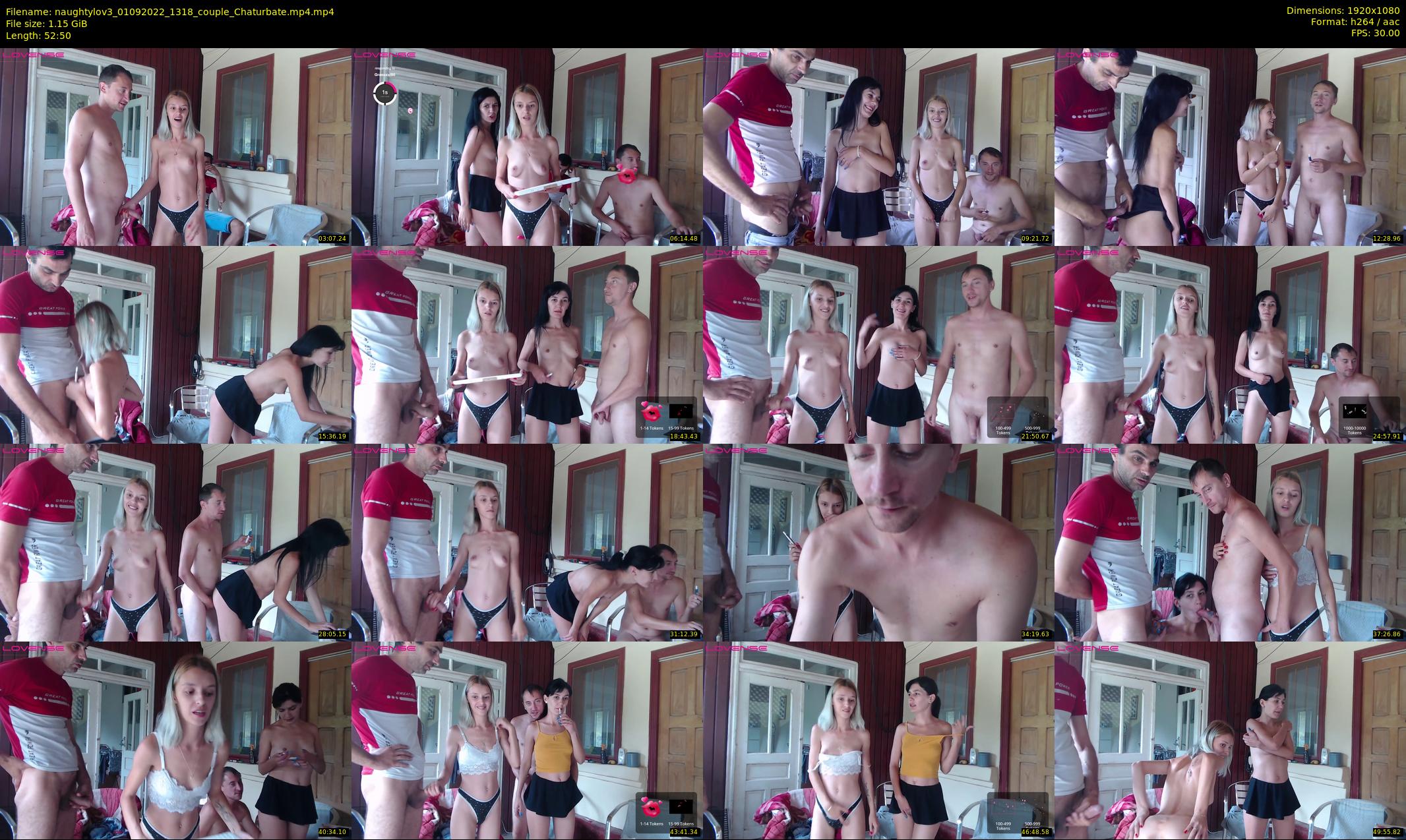 naughtylov3 — 53 minute Chaturbate couple cam show recording, 1080p, Sep 1, 2022