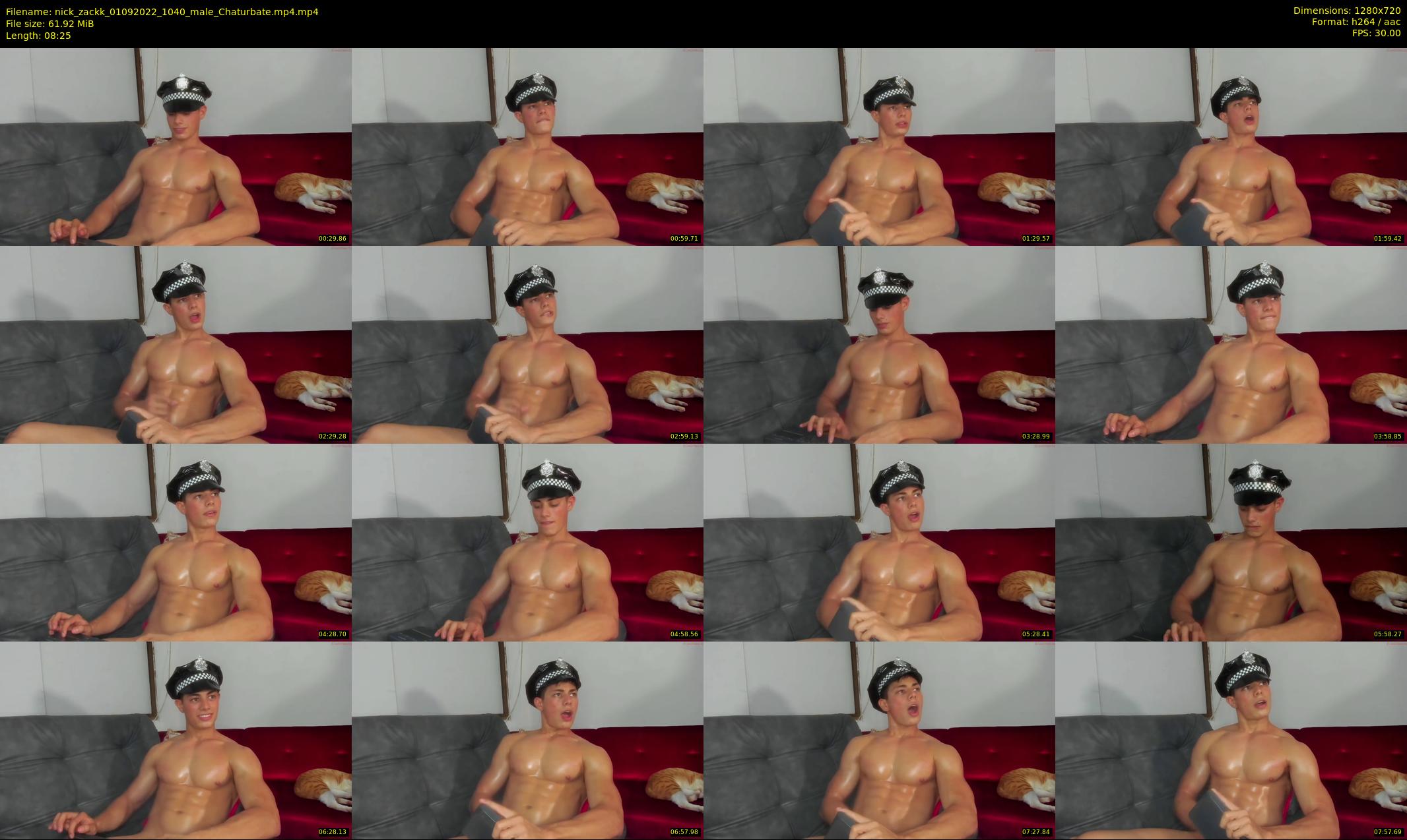 nick_zackk — 9 minute Chaturbate male cam show recording, 720p, Sep 1, 2022