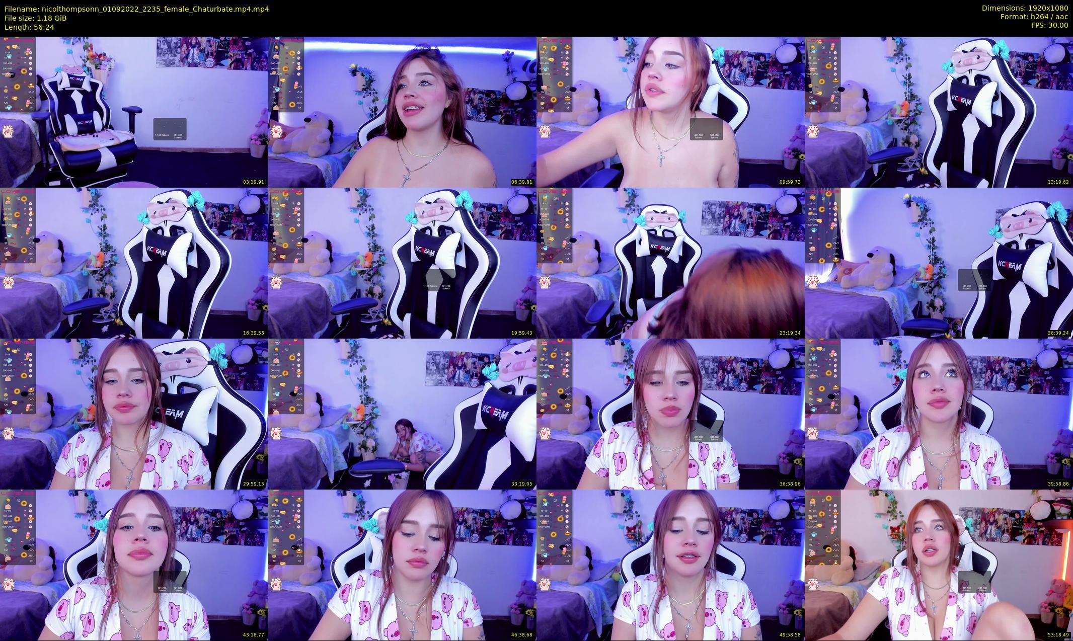 nicolthompsonn — 57 minute Chaturbate female cam show recording, 1080p, Sep 1, 2022