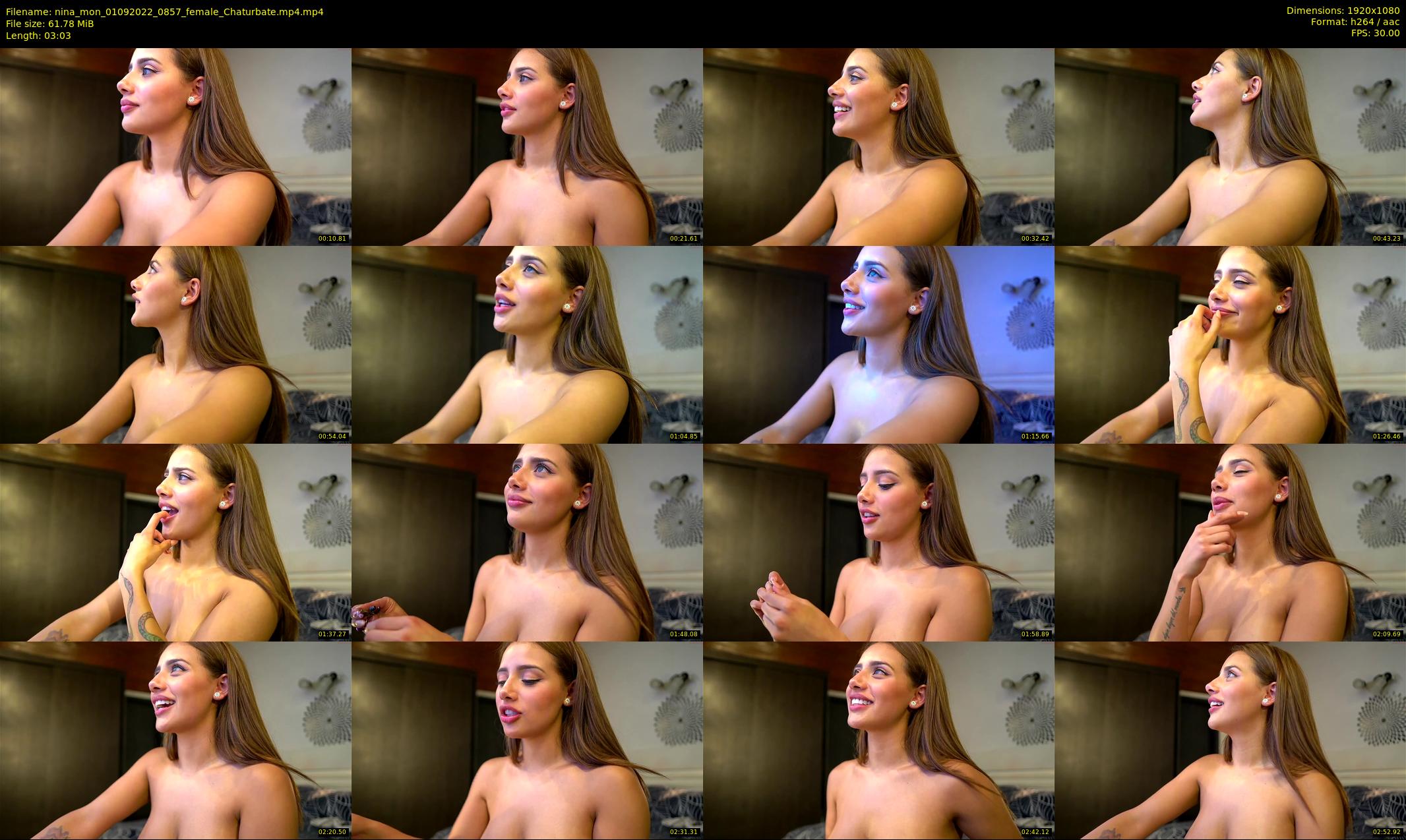 nina_mon — 4 minute Chaturbate female cam show recording, 1080p, Sep 1, 2022