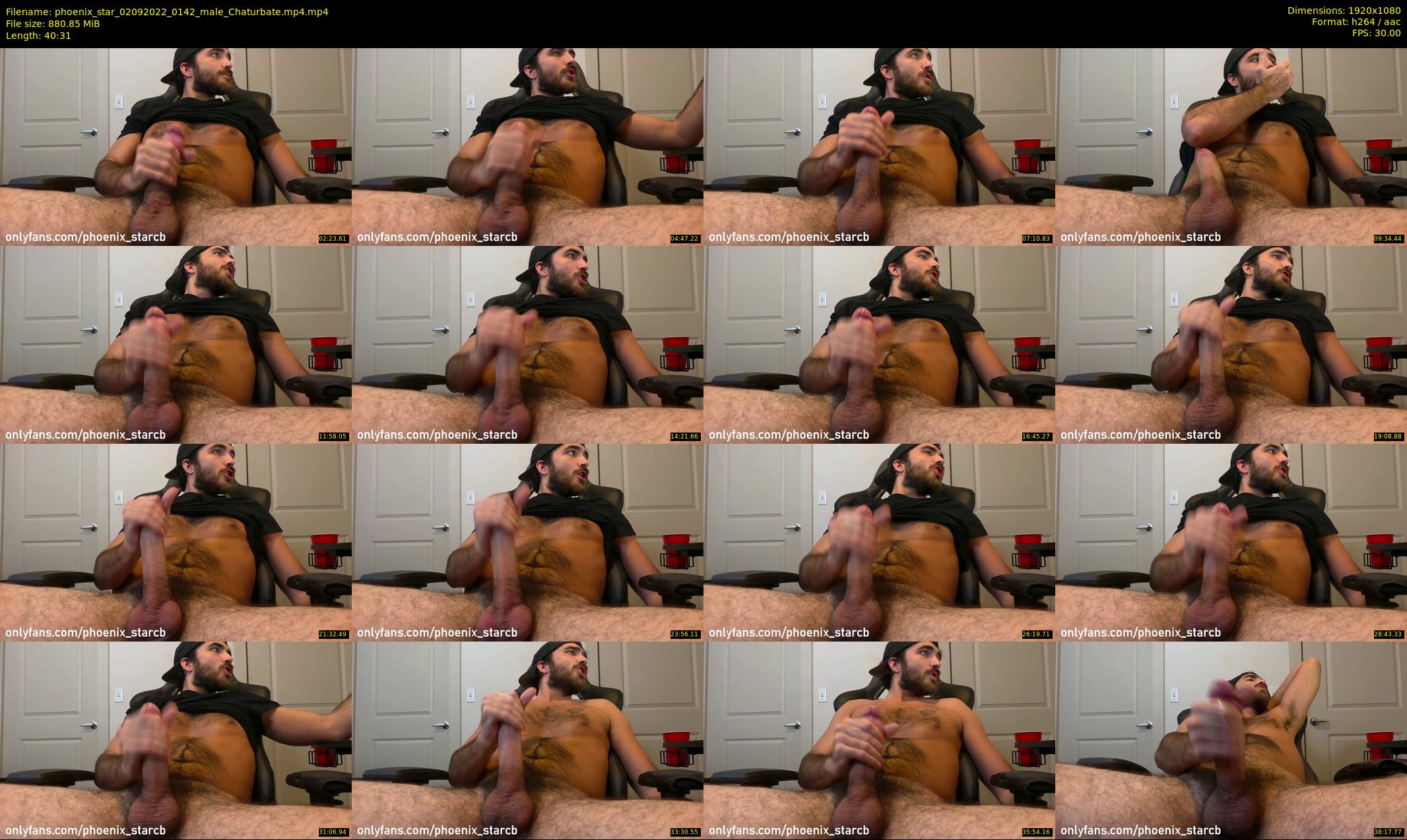 phoenix_star — 41 minute Chaturbate male cam show recording, 1080p, Sep 2, 2022