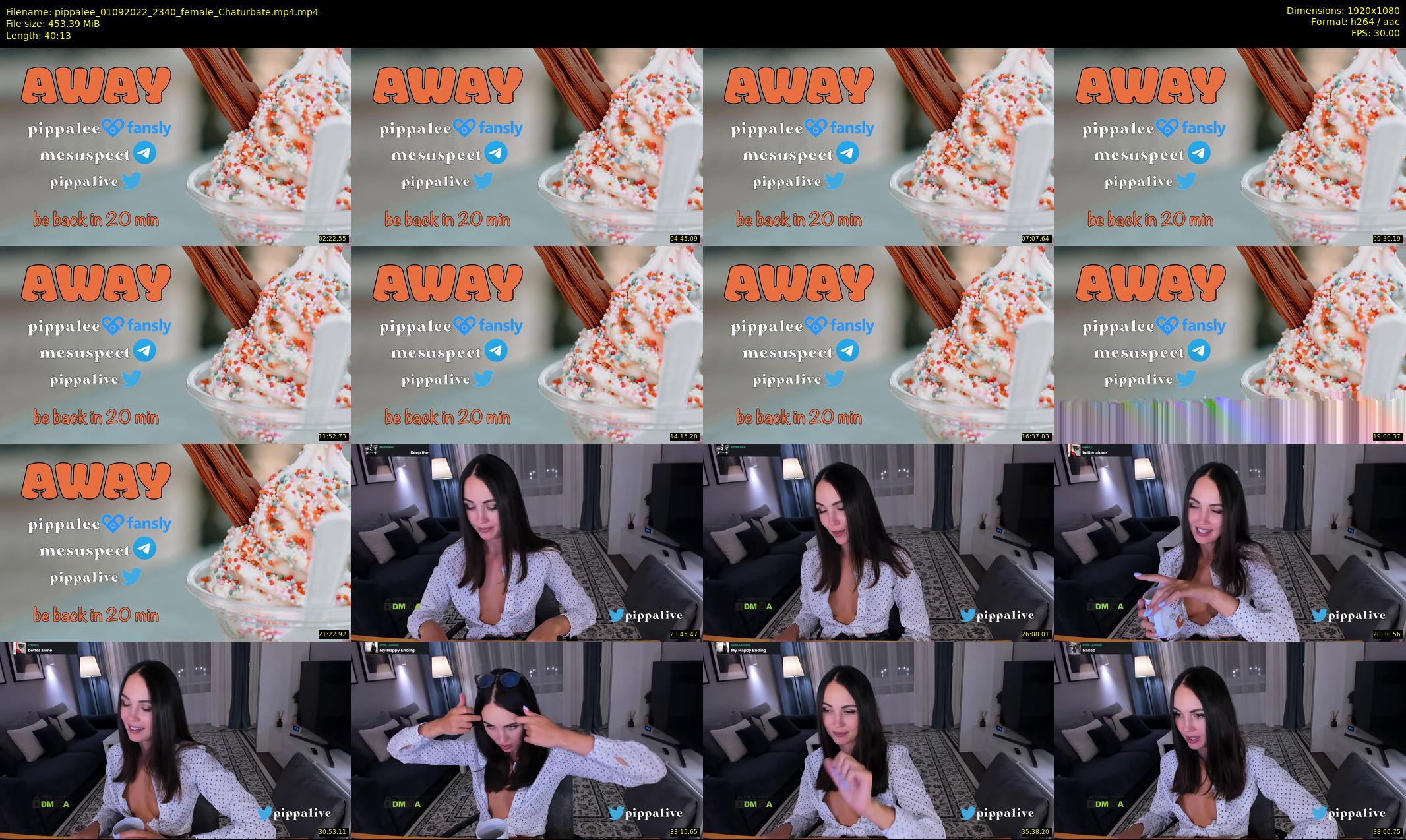 pippalee — 41 minute Chaturbate female cam show recording, 1080p, Sep 1, 2022