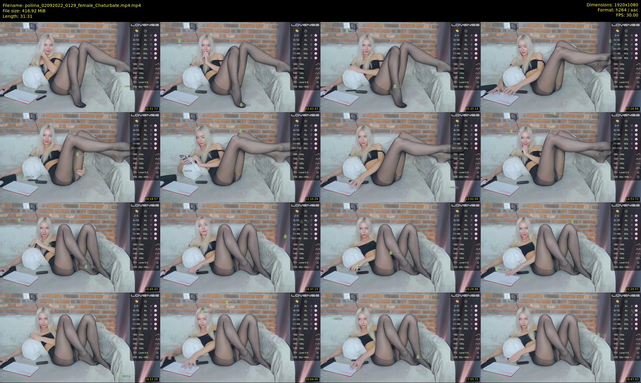 poliina — 32 minute Chaturbate female cam show recording, 1080p, Sep 2, 2022