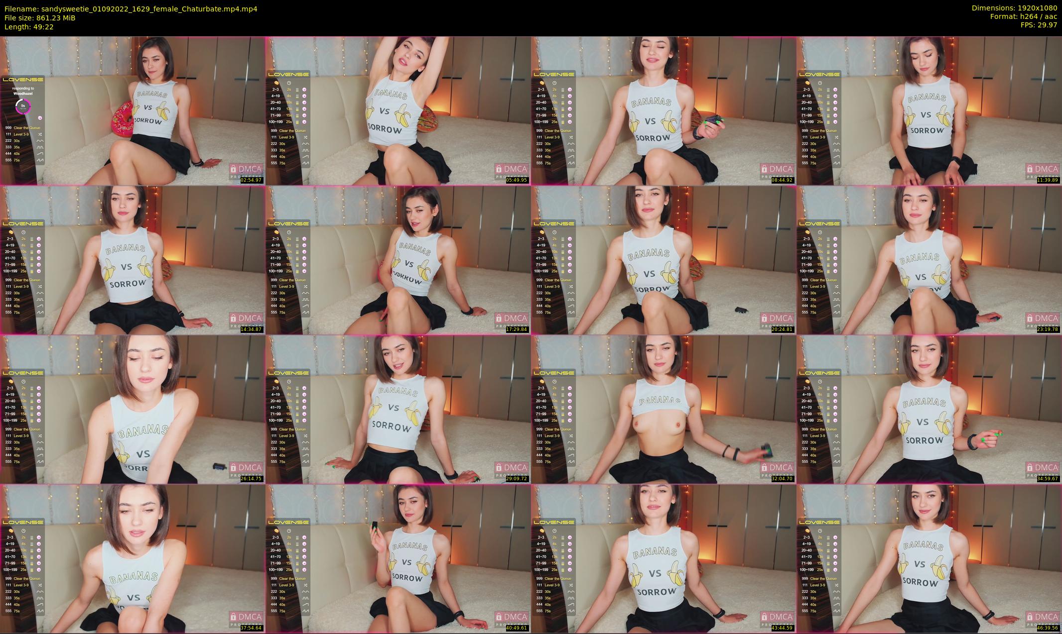 sandysweetie — 50 minute Chaturbate female cam show recording, 1080p, Sep 1, 2022