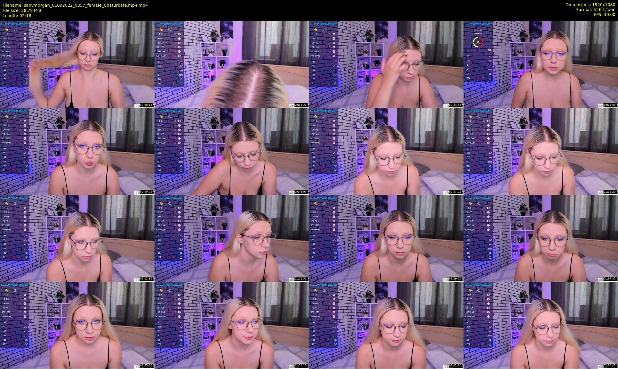 sanymorgan — 3 minute Chaturbate couple cam show recording, 1080p, Sep 1, 2022