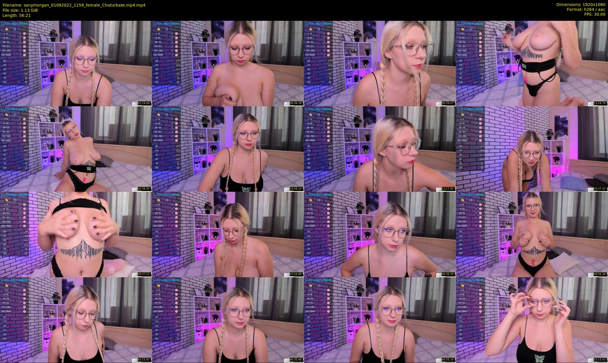 sanymorgan — 57 minute Chaturbate couple cam show recording, 1080p, Sep 1, 2022