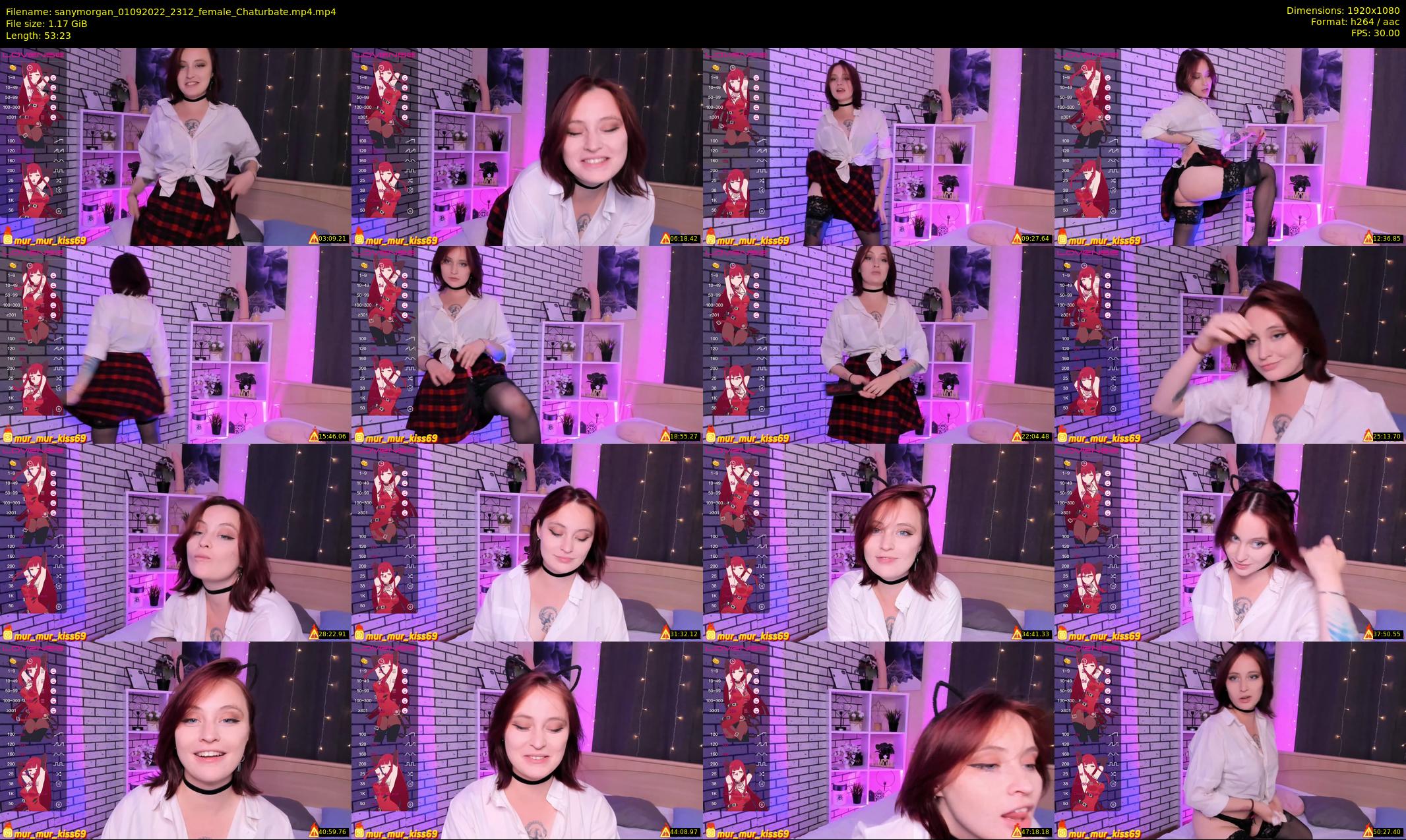 sanymorgan — 54 minute Chaturbate couple cam show recording, 1080p, Sep 1, 2022
