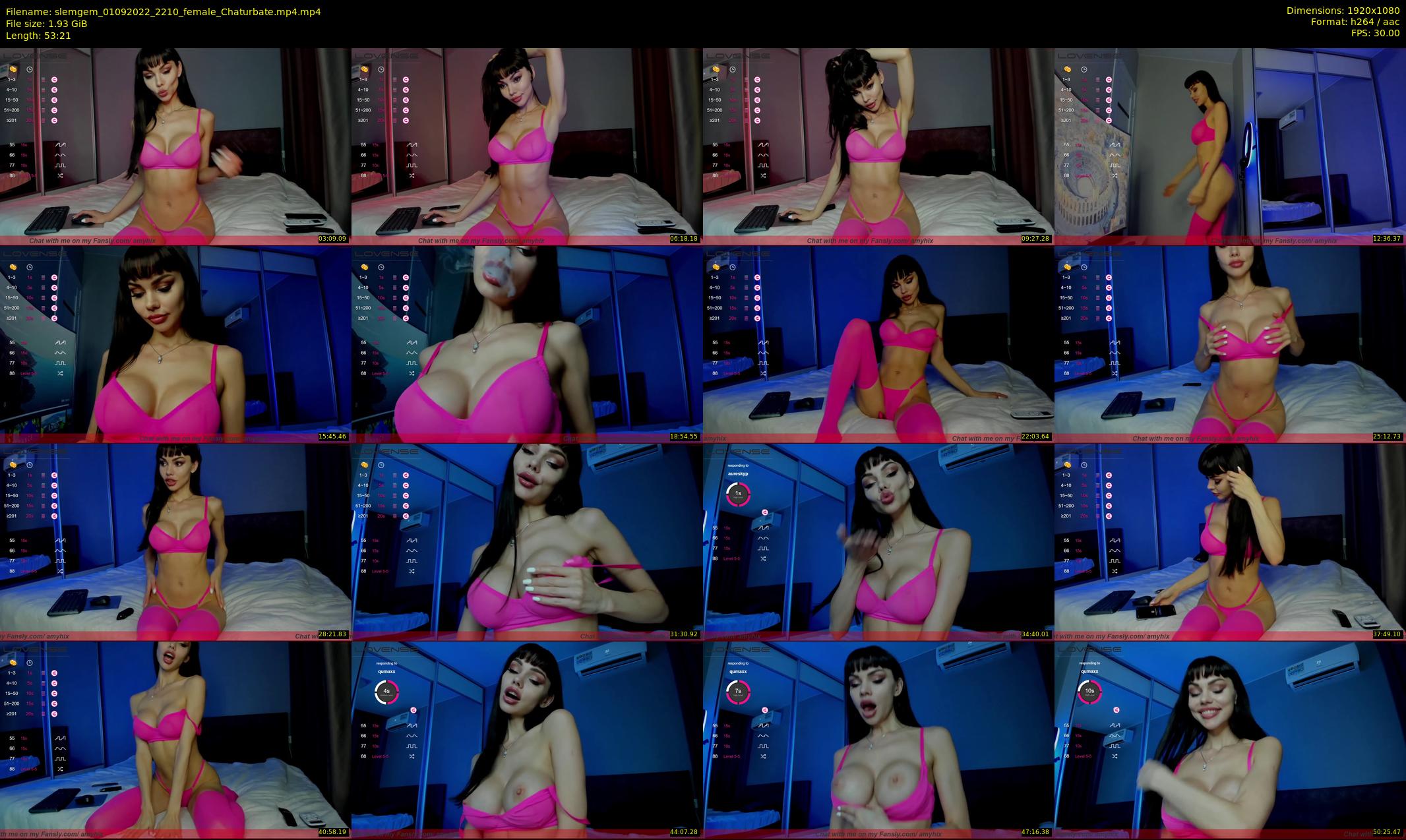 slemgem — 54 minute Chaturbate couple cam show recording, 1080p, Sep 1, 2022