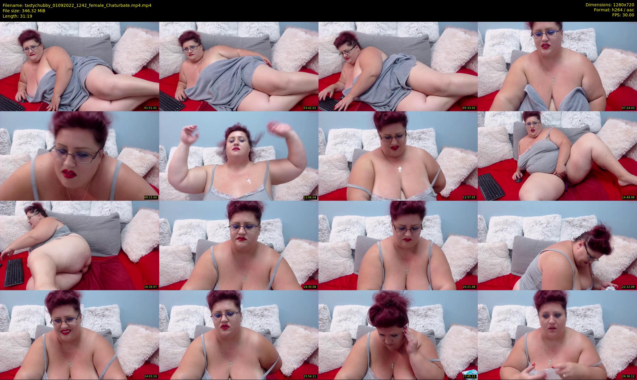 tastychubby — 32 minute Chaturbate female cam show recording, 720p, Sep 1, 2022