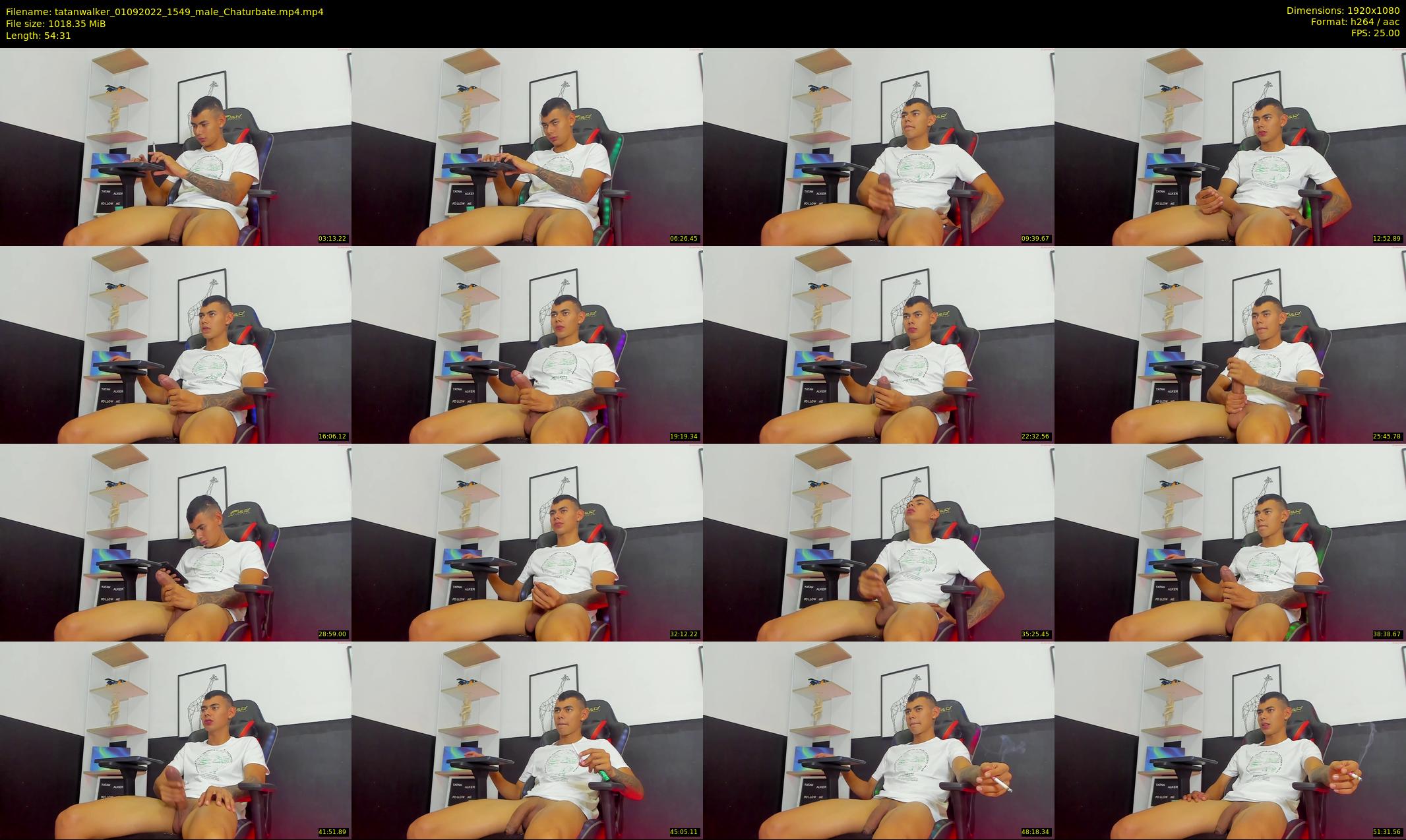tatanwalker — 55 minute Chaturbate male cam show recording, 1080p, Sep 1, 2022