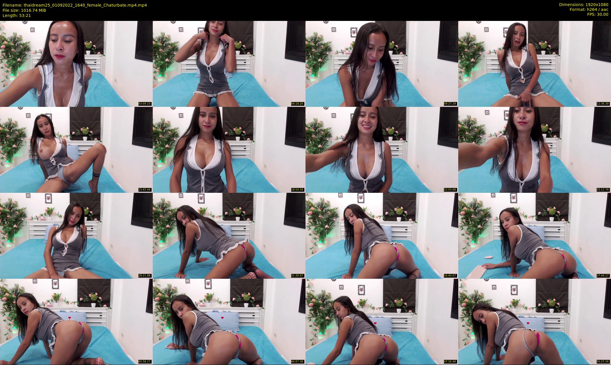 thaidream25 — 54 minute Chaturbate female cam show recording, 1080p, Sep 1, 2022