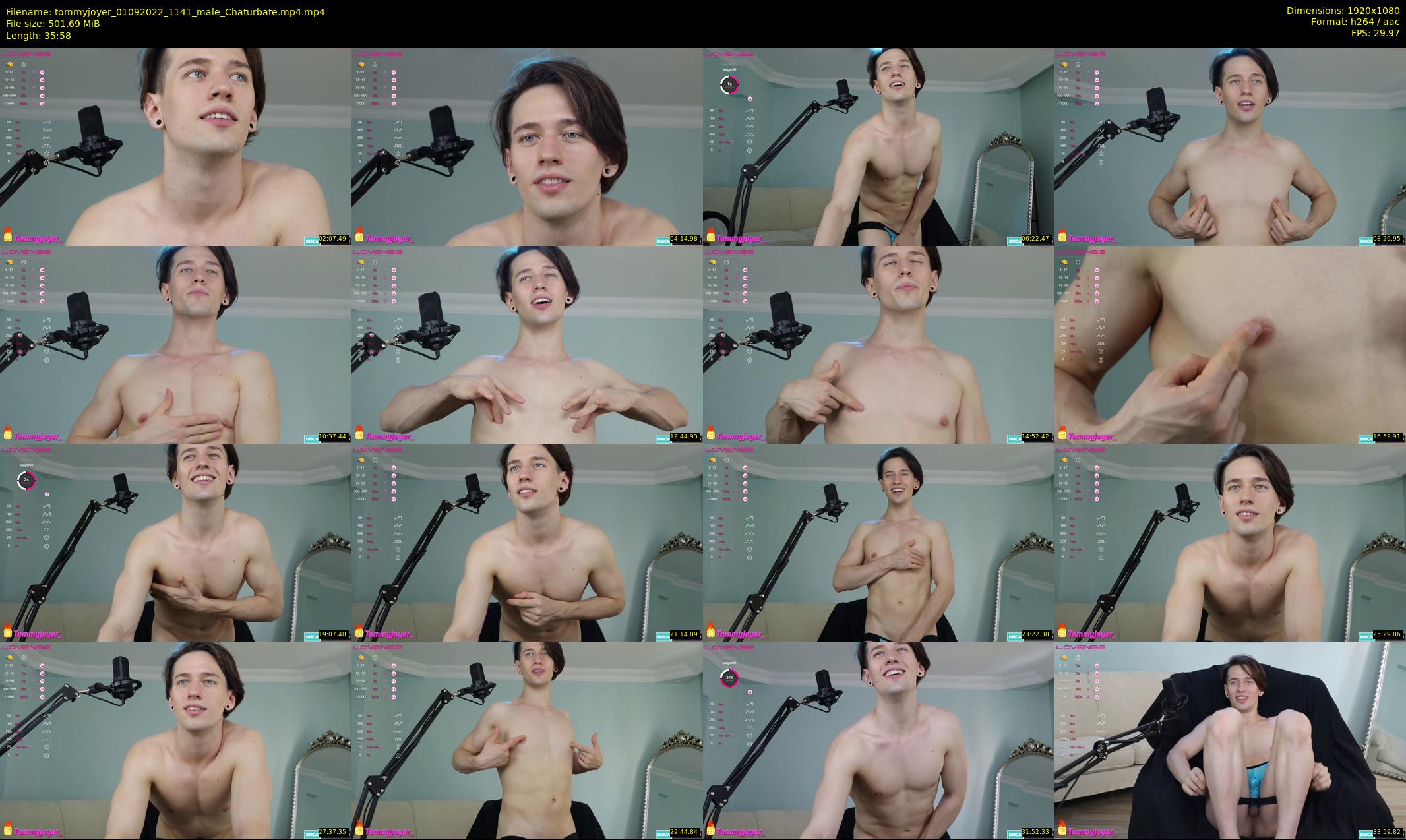 tommyjoyer — 36 minute Chaturbate male cam show recording, 1080p, Sep 1, 2022