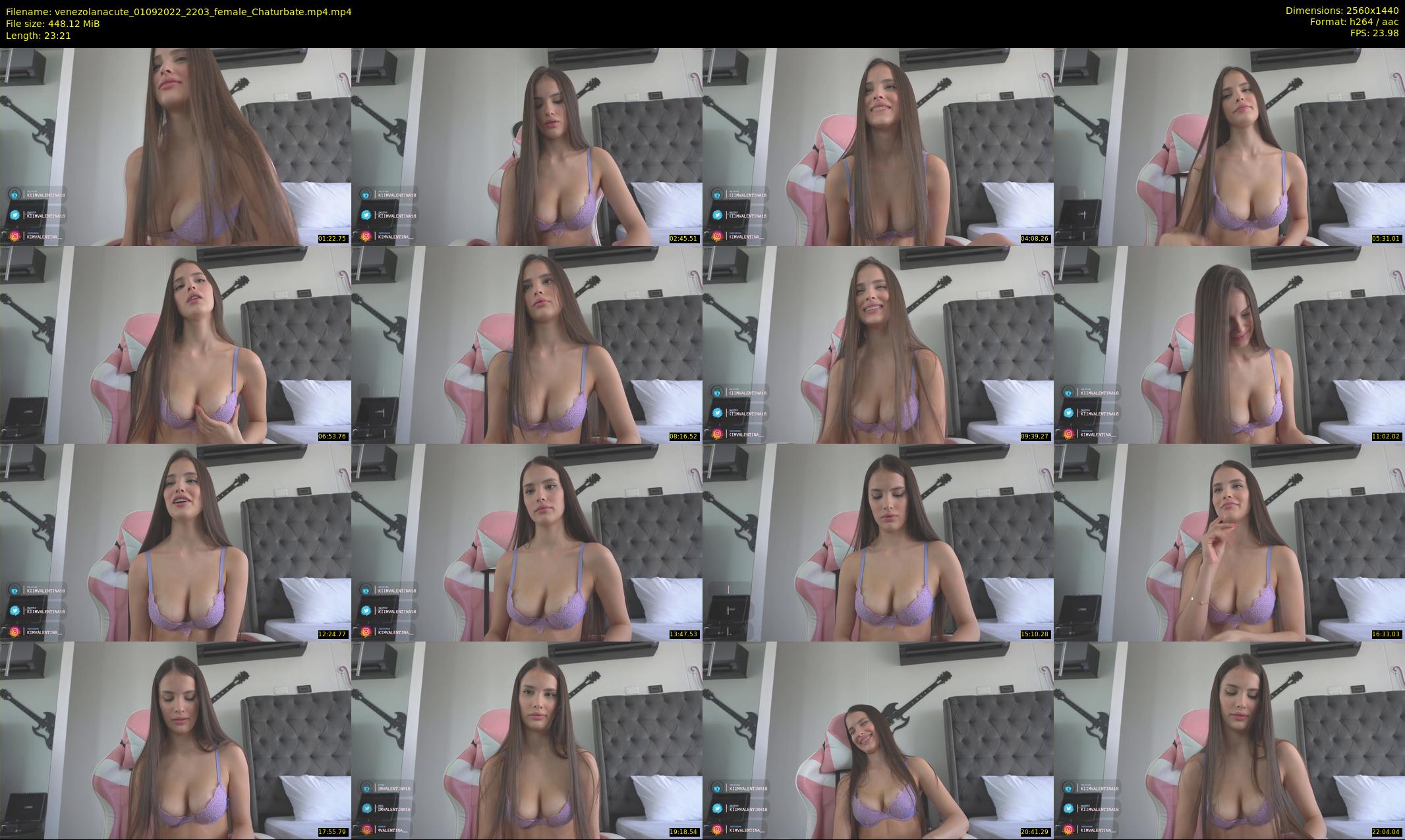venezolanacute — 24 minute Chaturbate female cam show recording, 1080p, Sep 1, 2022