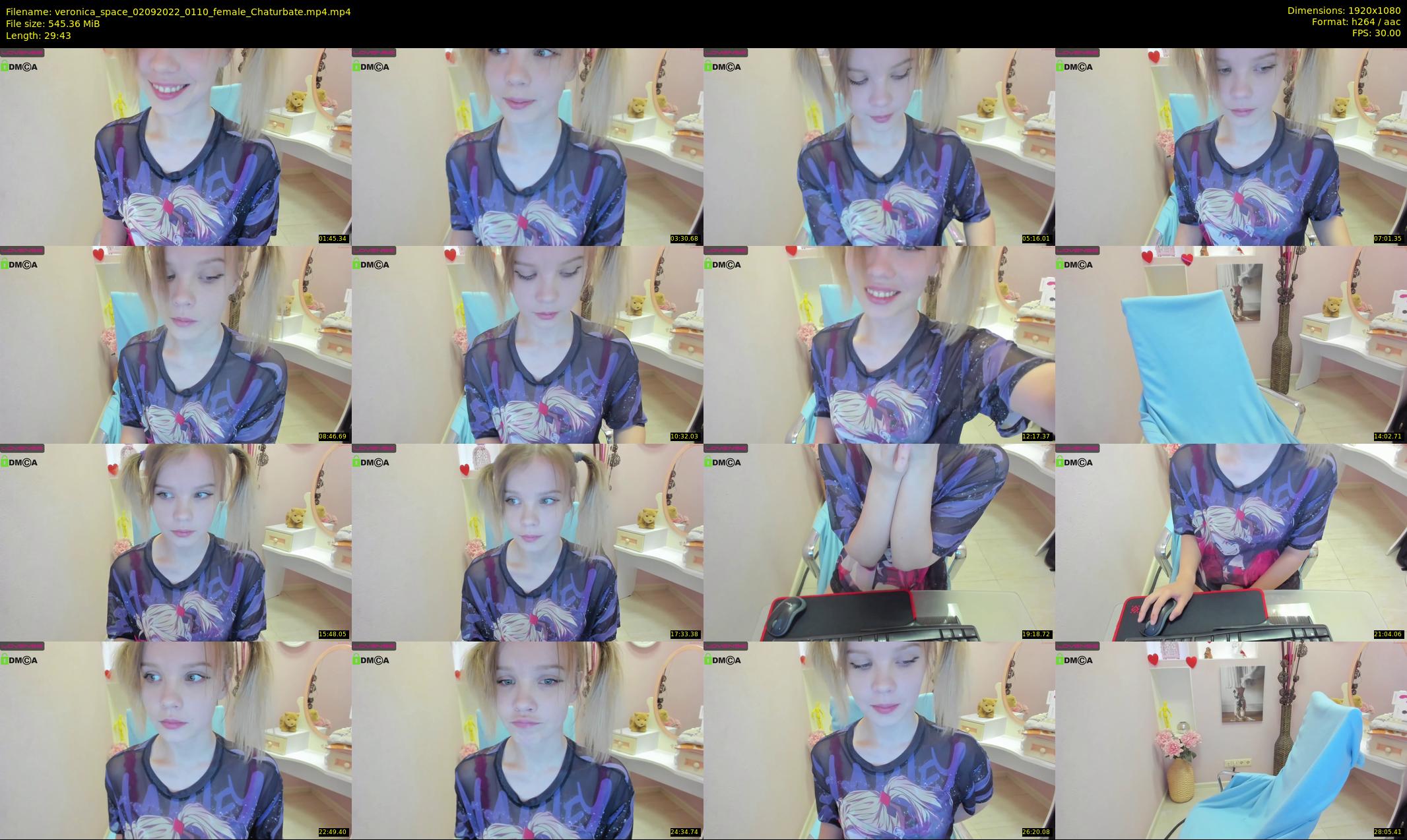 veronica_space — 30 minute Chaturbate female cam show recording, 1080p, Sep 2, 2022