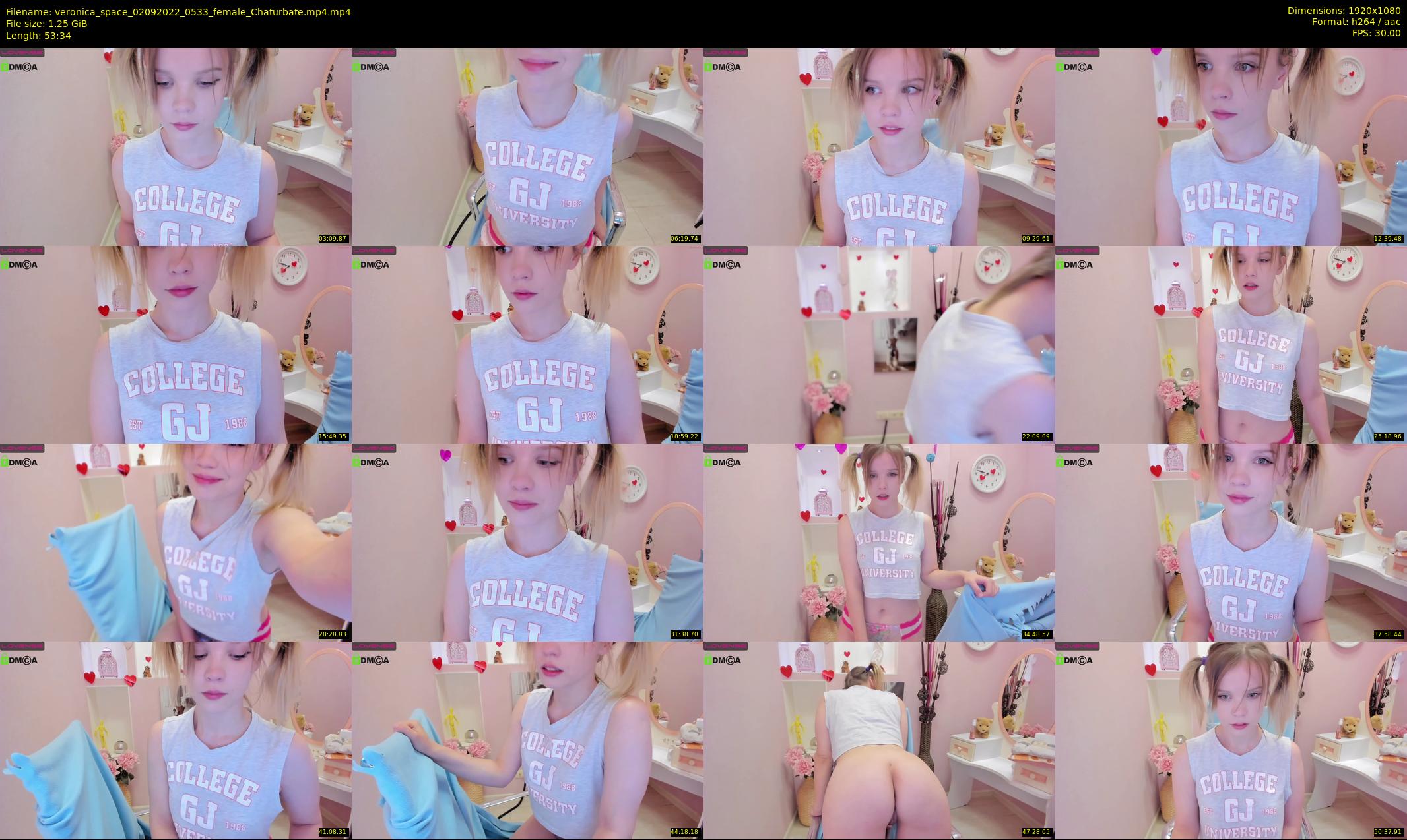 veronica_space — 54 minute Chaturbate female cam show recording, 1080p, Sep 2, 2022