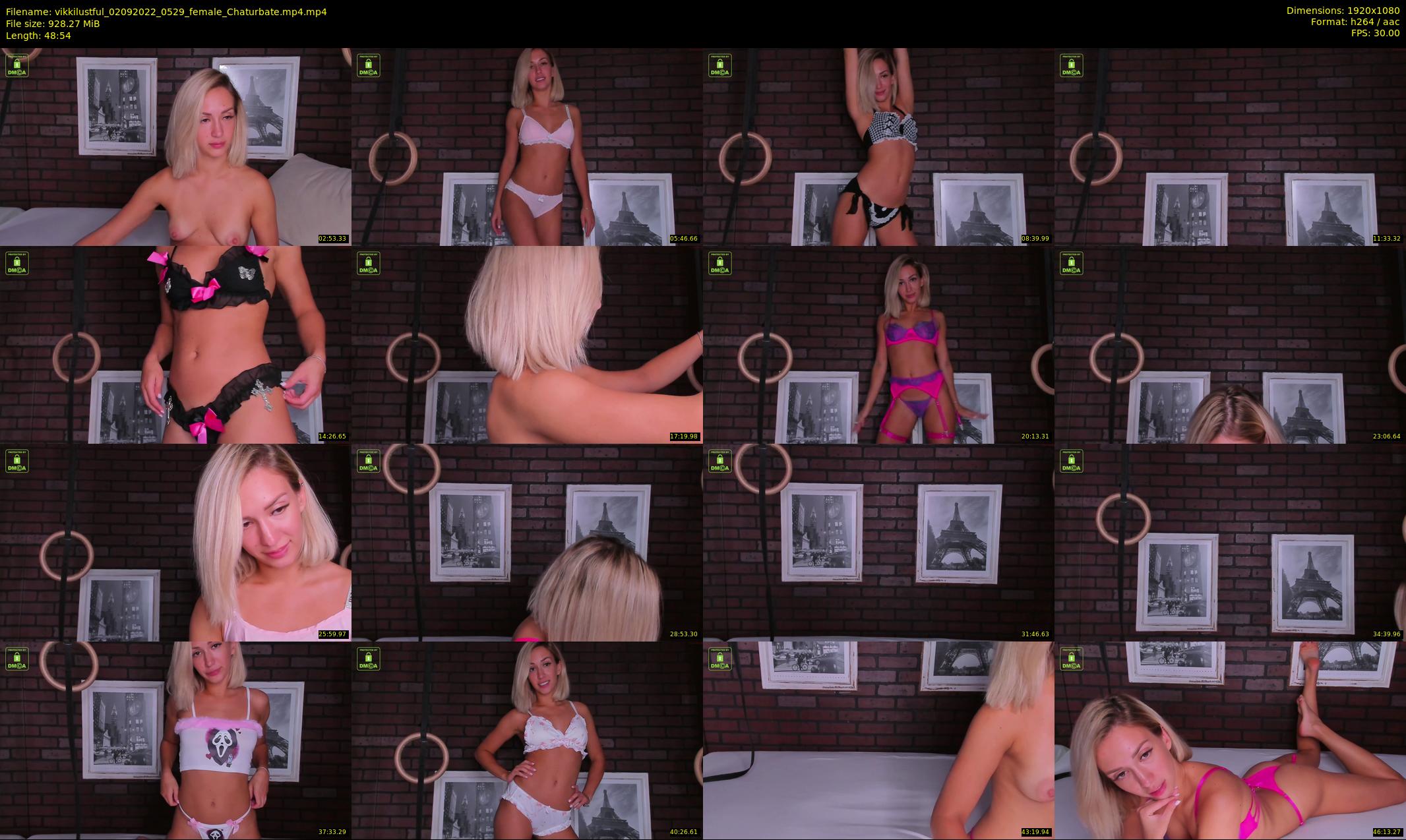 vikkilustful — 49 minute Chaturbate female cam show recording, 1080p, Sep 2, 2022