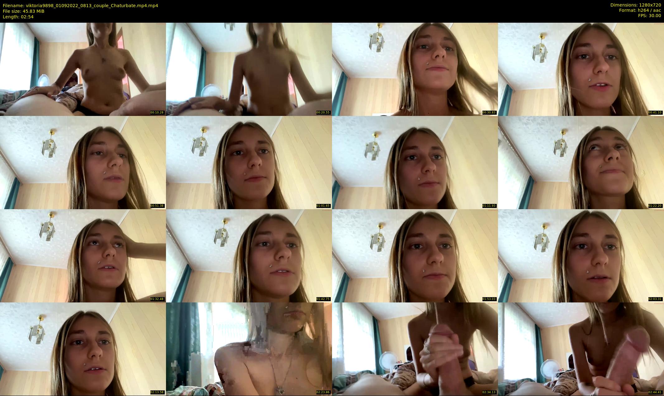viktoria9898 — 3 minute Chaturbate couple cam show recording, 720p, Sep 1, 2022