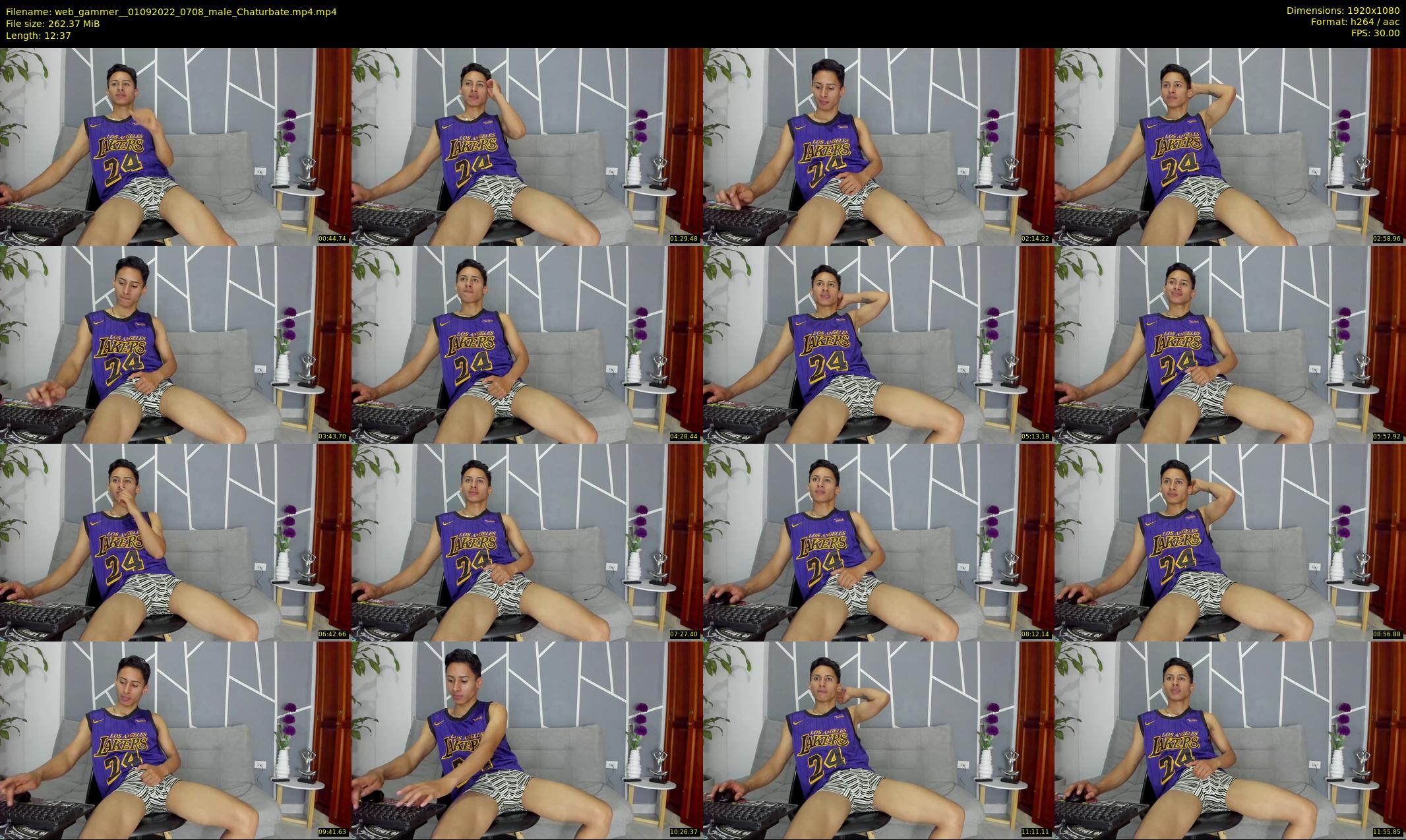 web_gammer_ — 13 minute Chaturbate male cam show recording, 1080p, Sep 1, 2022