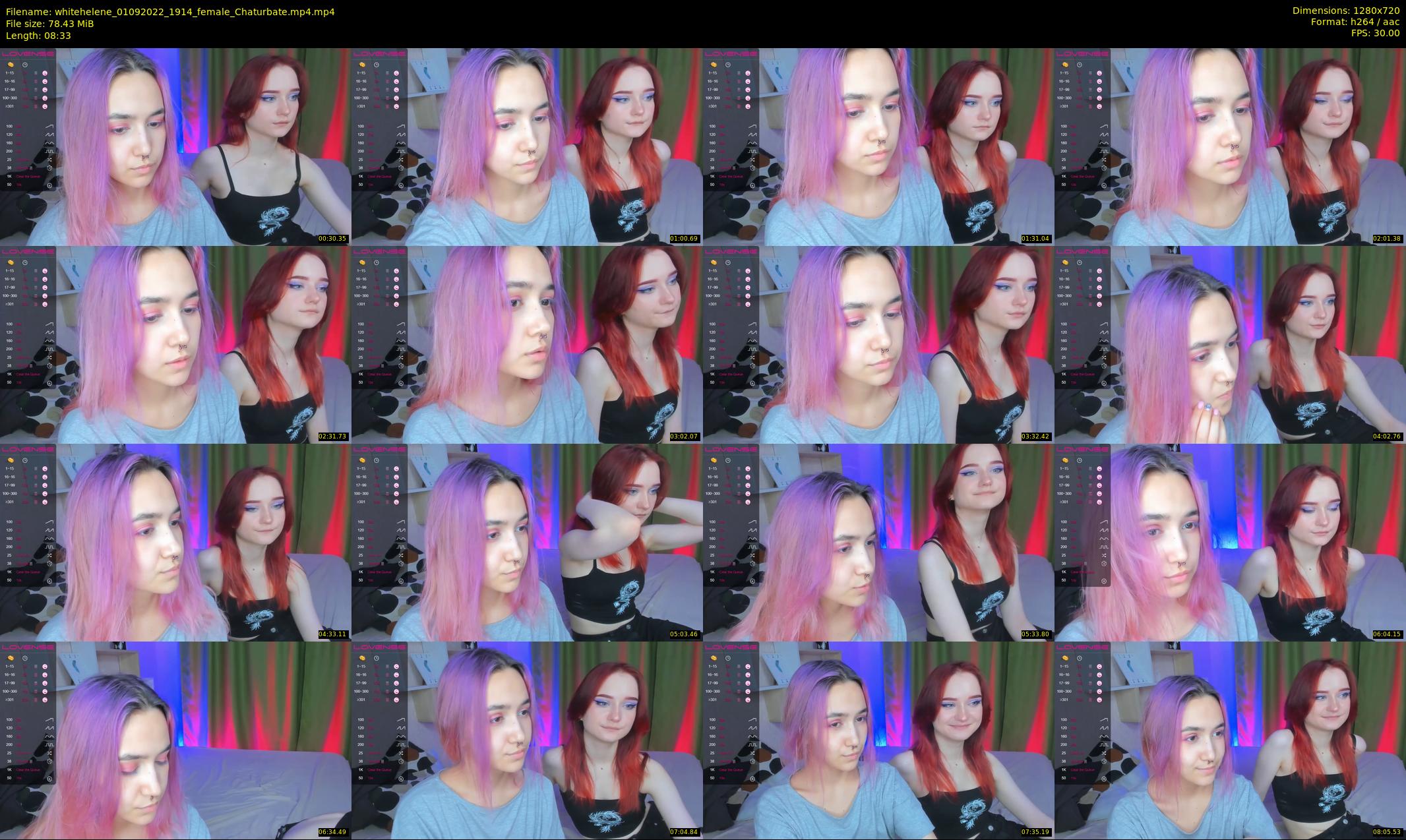 whitehelene — 9 minute Chaturbate female cam show recording, 720p, Sep 1, 2022