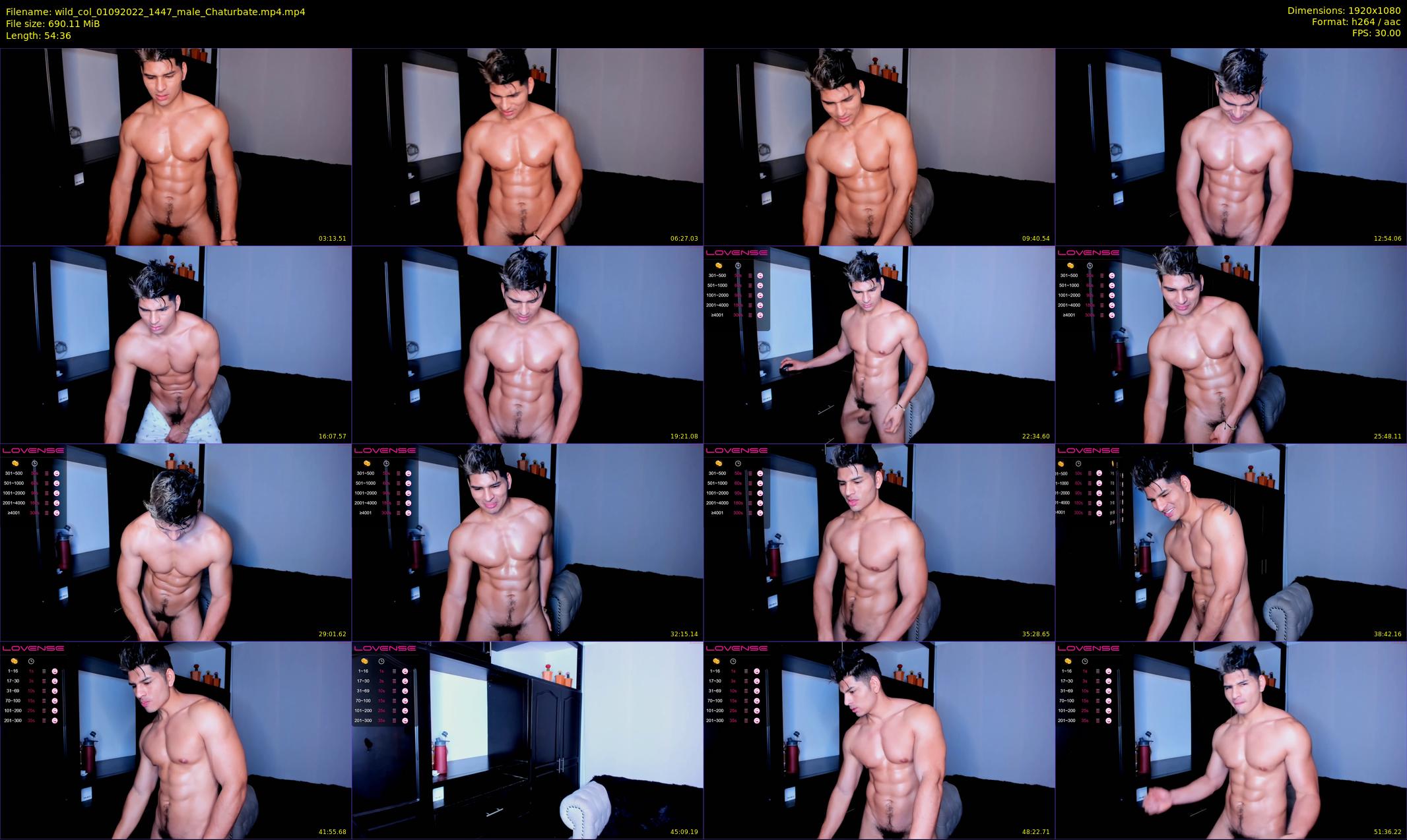 wild_col — 55 minute Chaturbate male cam show recording, 1080p, Sep 1, 2022