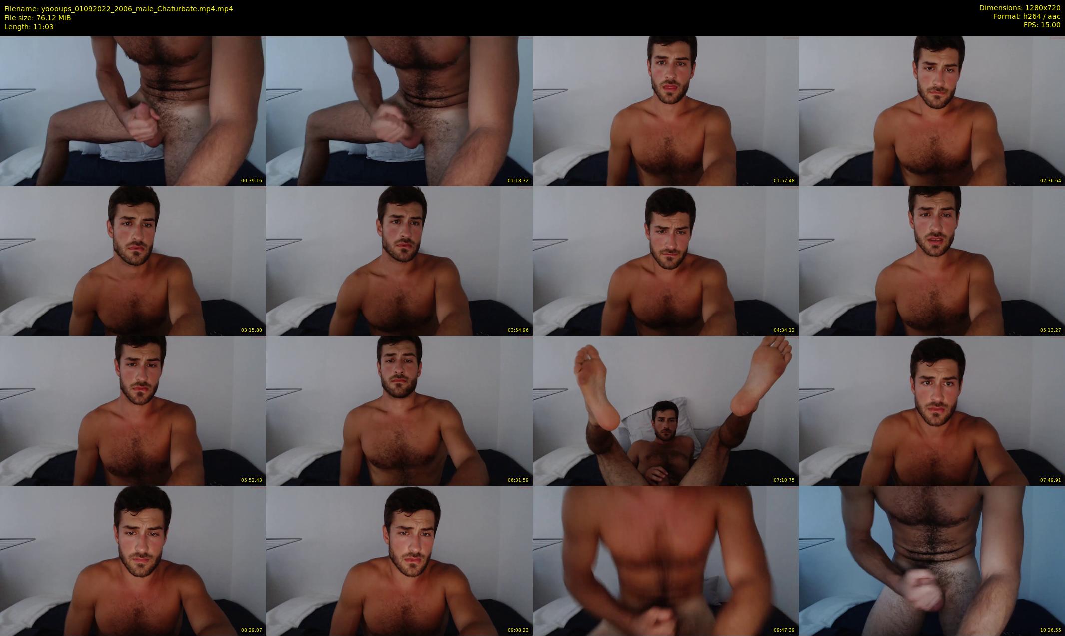 yoooups — 12 minute Chaturbate male cam show recording, 720p, Sep 1, 2022