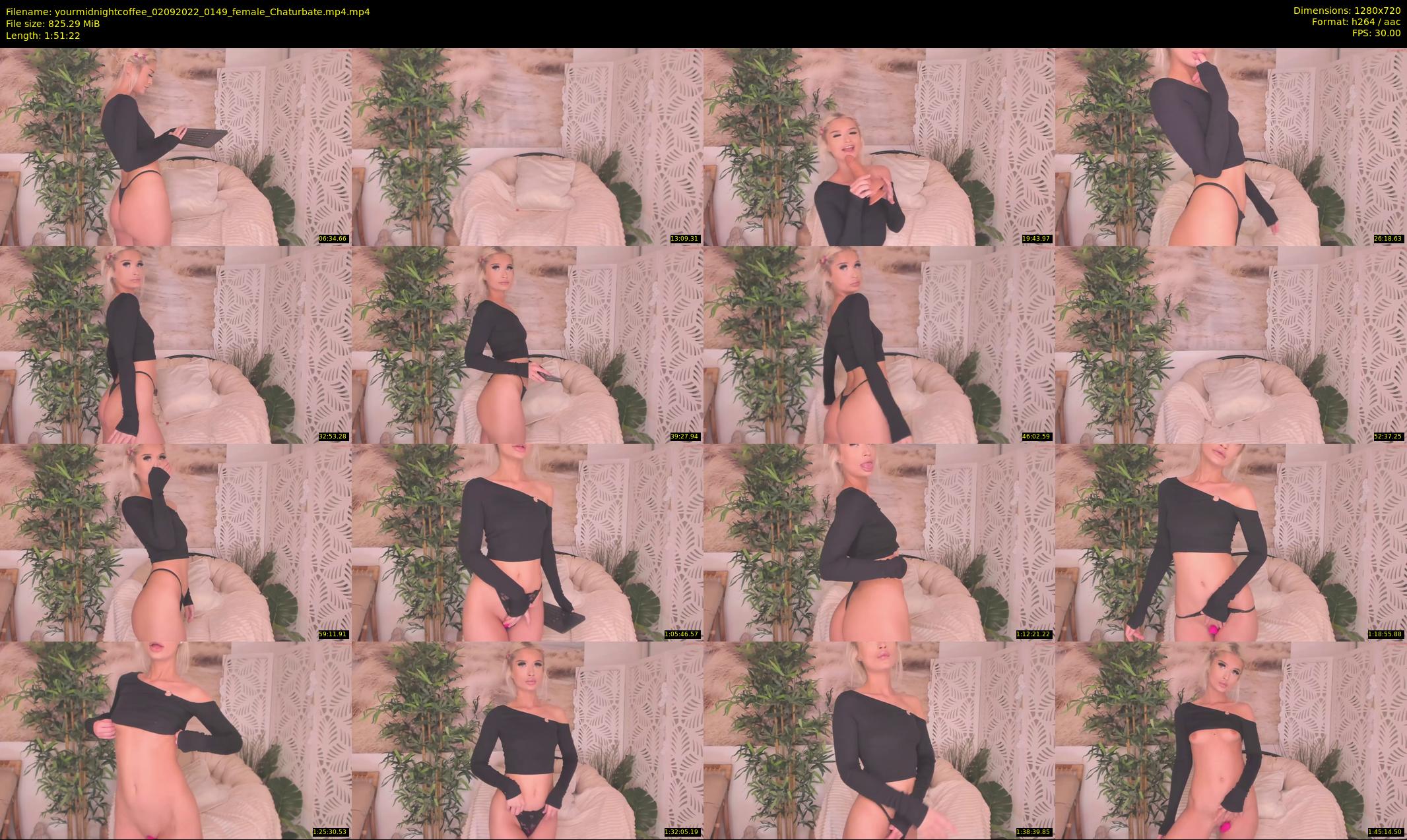yourmidnightcoffee — 112 minute Chaturbate female cam show recording, 720p, Sep 2, 2022