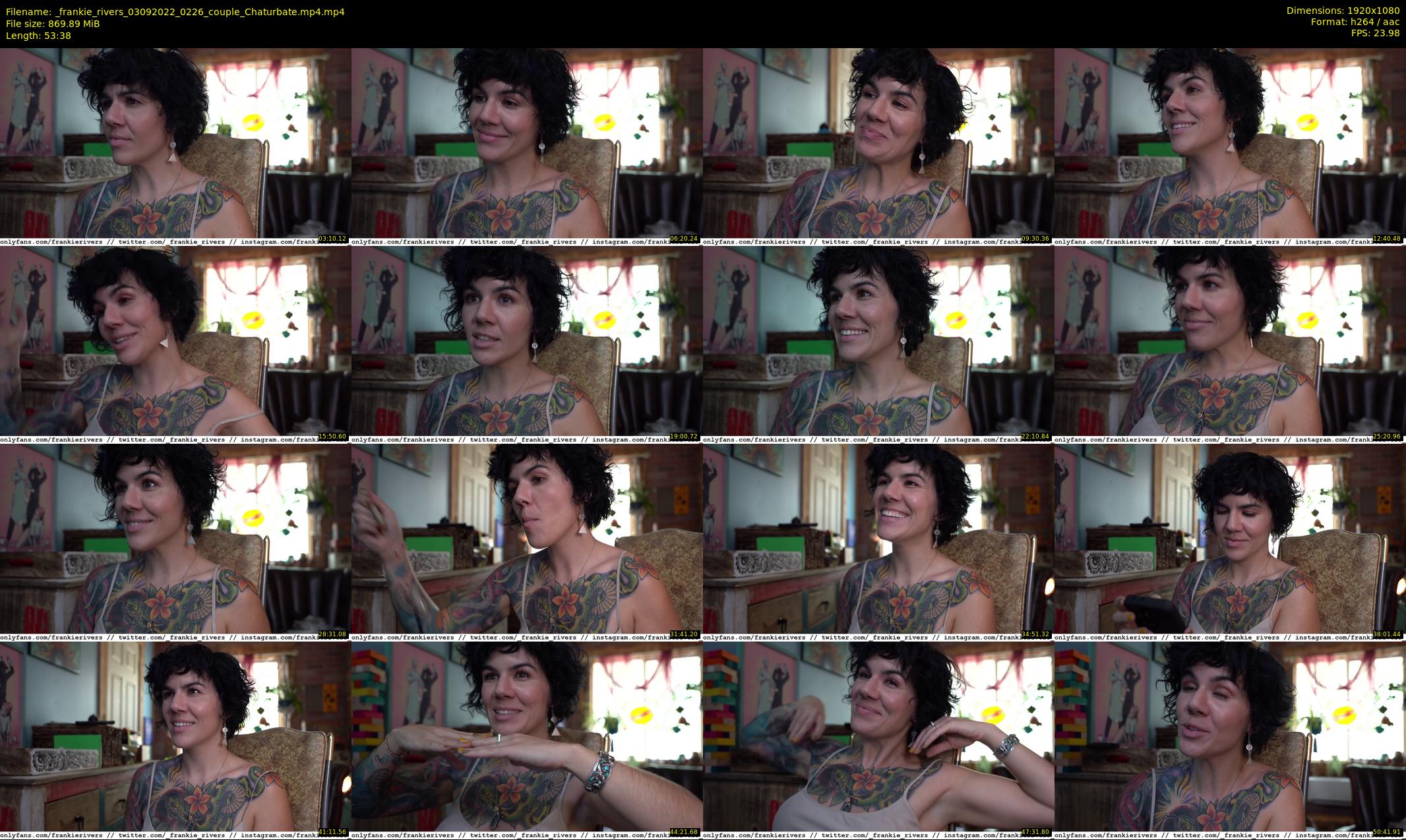 _frankie_rivers — 54 minute Chaturbate female cam show recording, 1080p, Sep 3, 2022