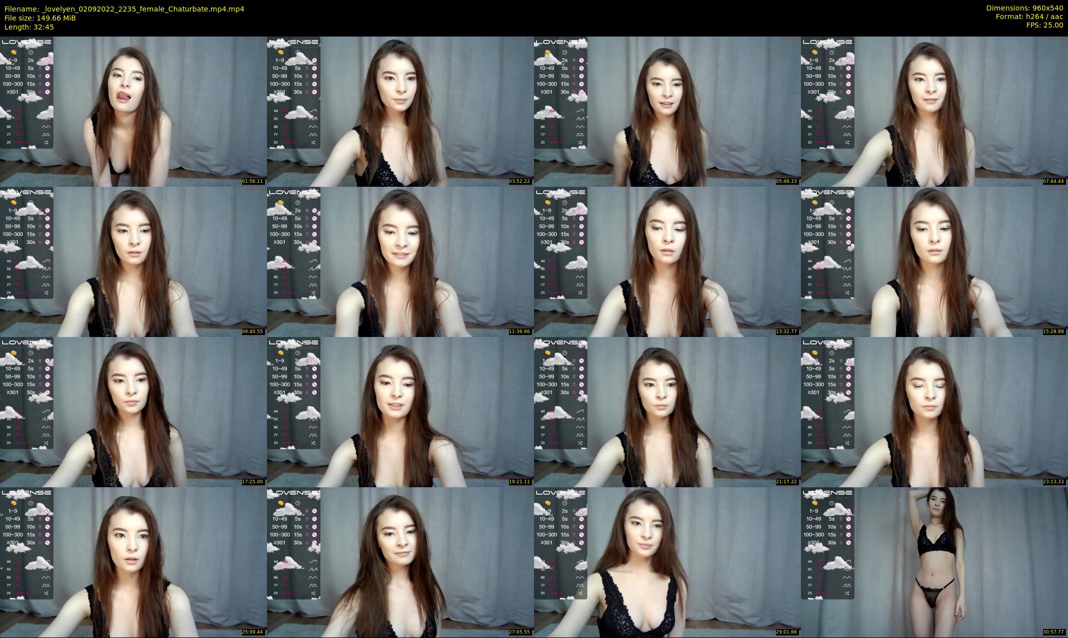 _lovelyen — 33 minute Chaturbate female cam show recording, 480p, Sep 2, 2022