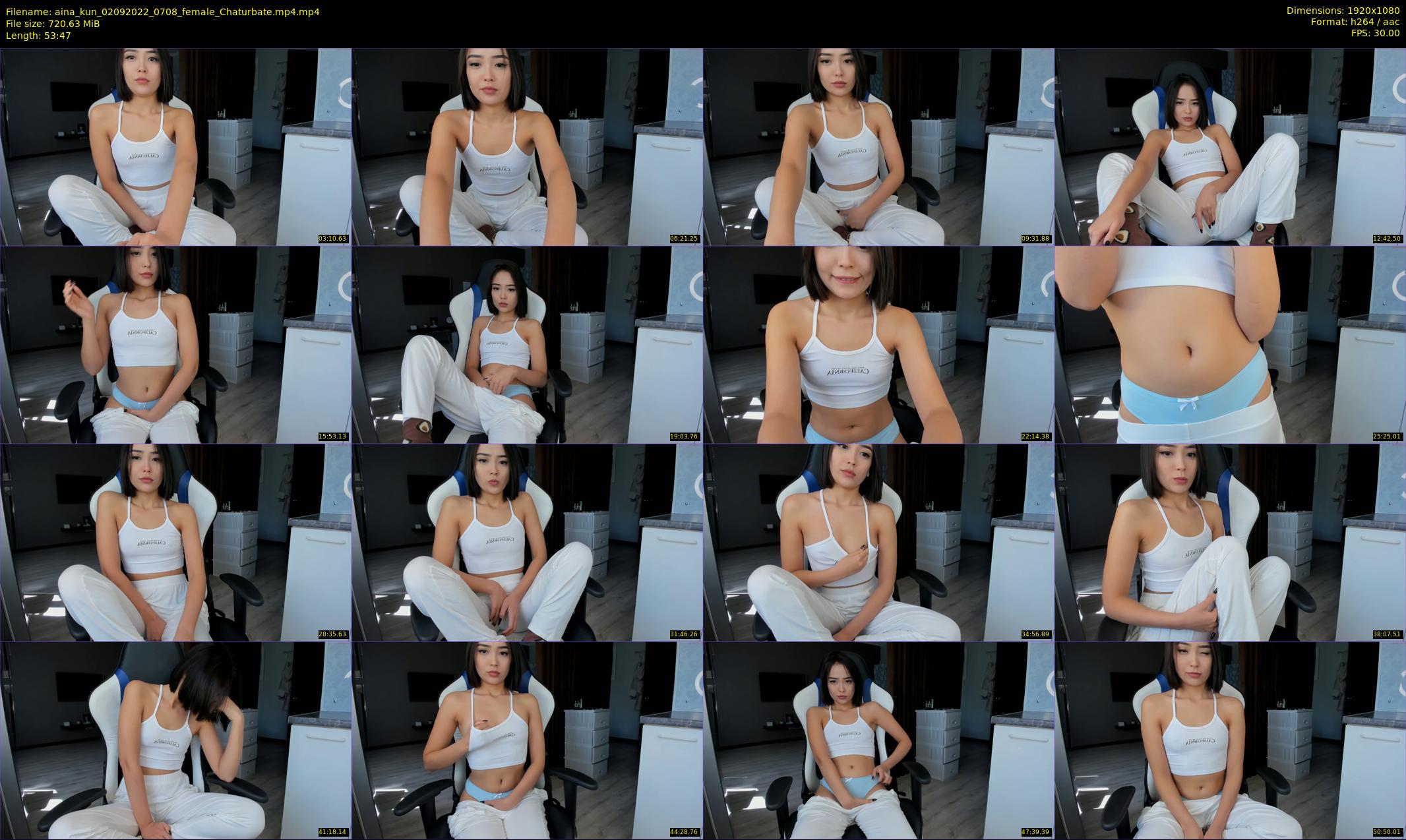 aina_kun — 54 minute Chaturbate female cam show recording, 1080p, Sep 2, 2022