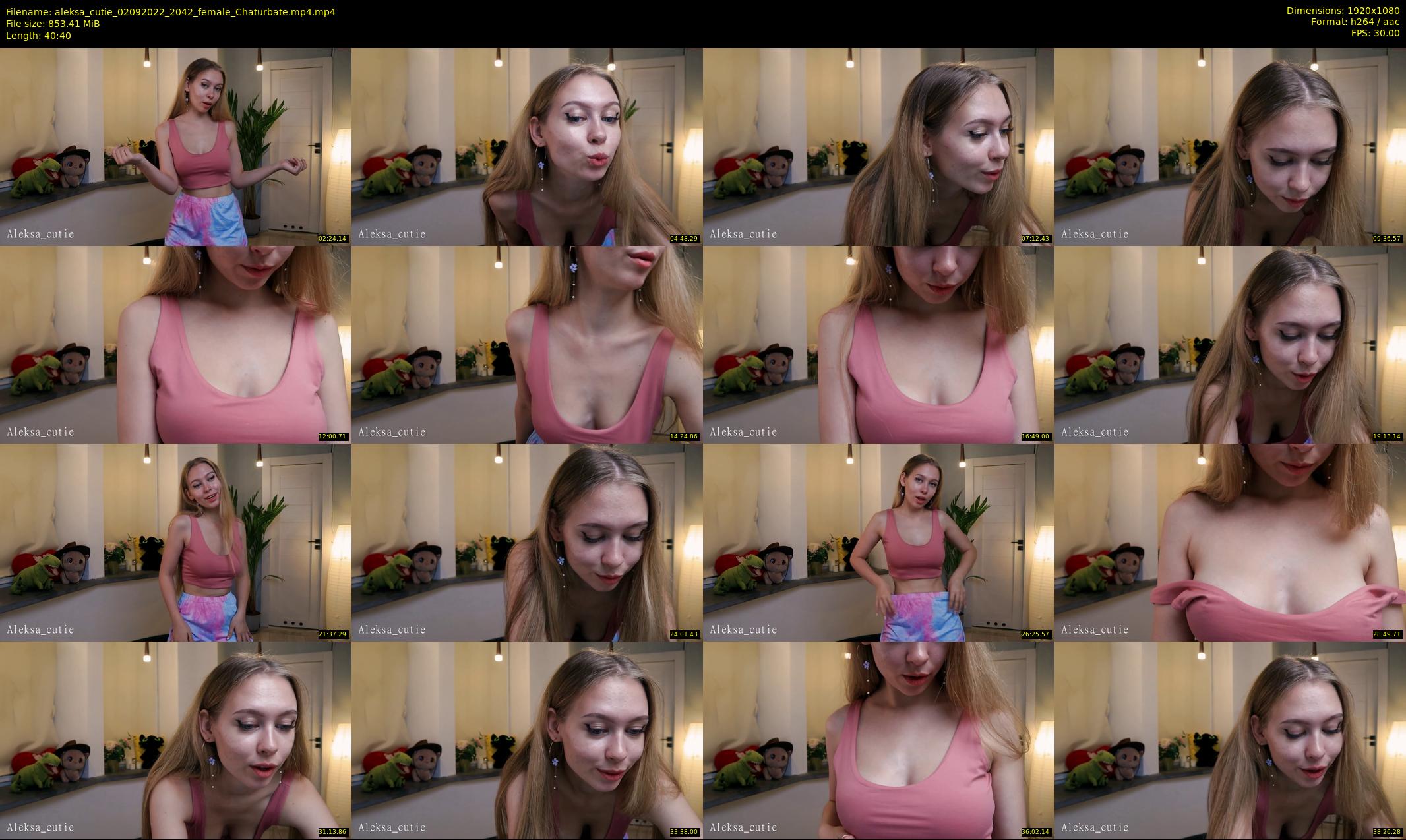 aleksa_cutie — 41 minute Chaturbate female cam show recording, 1080p, Sep 2, 2022