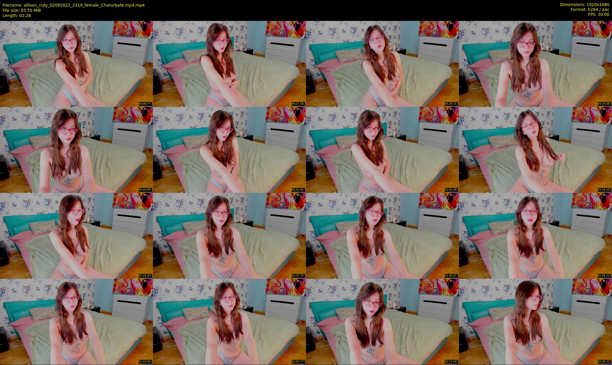 allison_cuty — 3 minute Chaturbate female cam show recording, 1080p, Sep 2, 2022