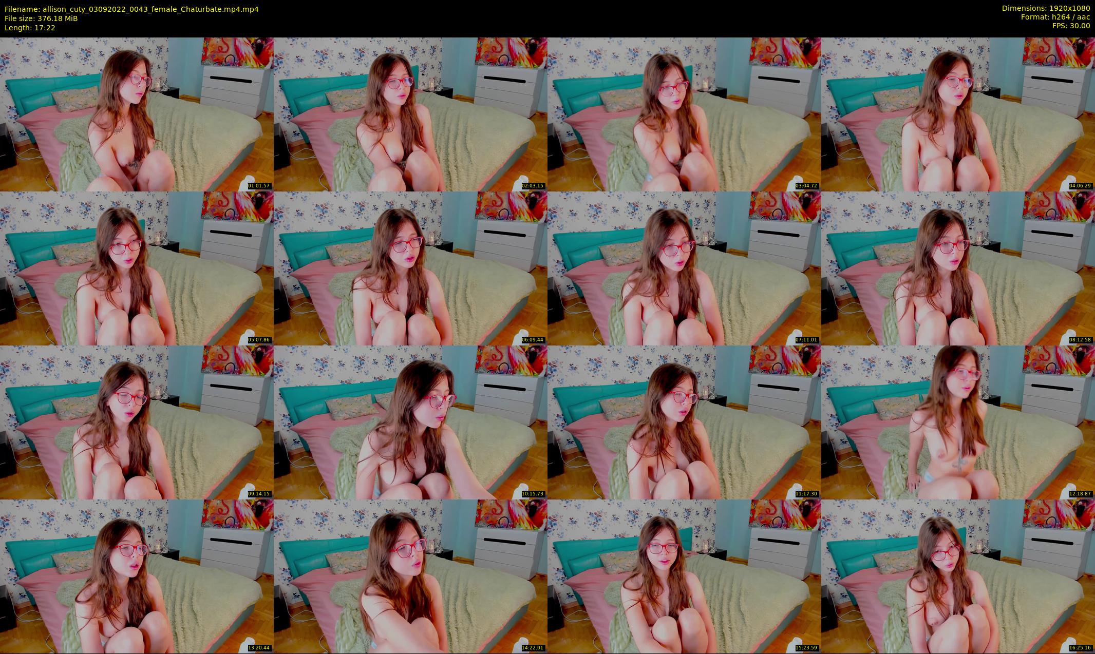 allison_cuty — 18 minute Chaturbate female cam show recording, 1080p, Sep 3, 2022