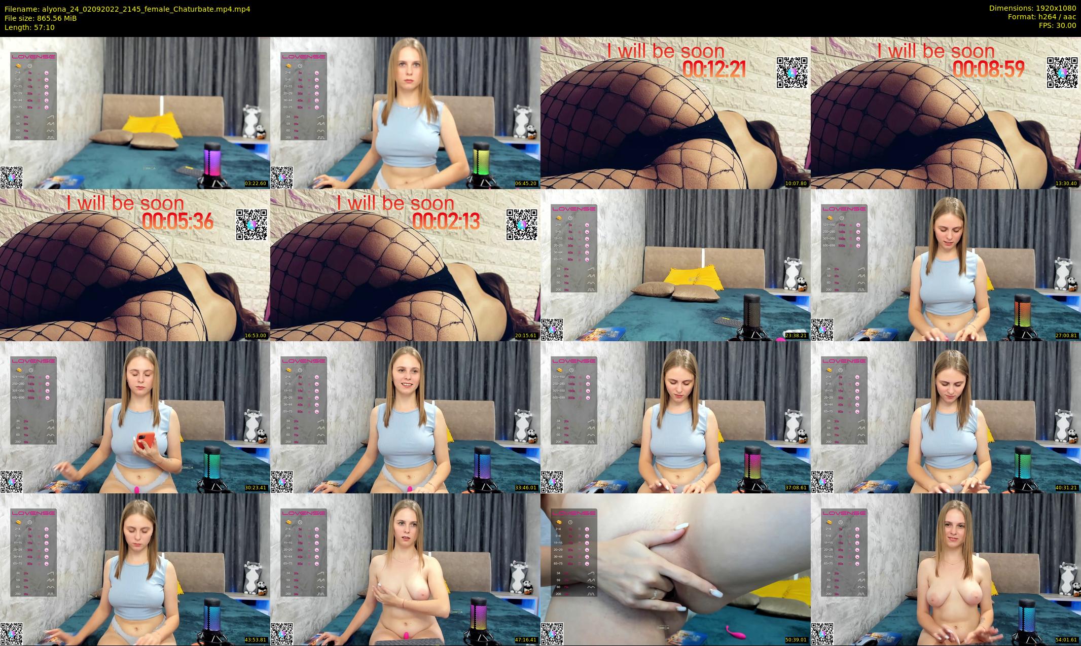 alyona_24 — 58 minute Chaturbate female cam show recording, 1080p, Sep 2, 2022