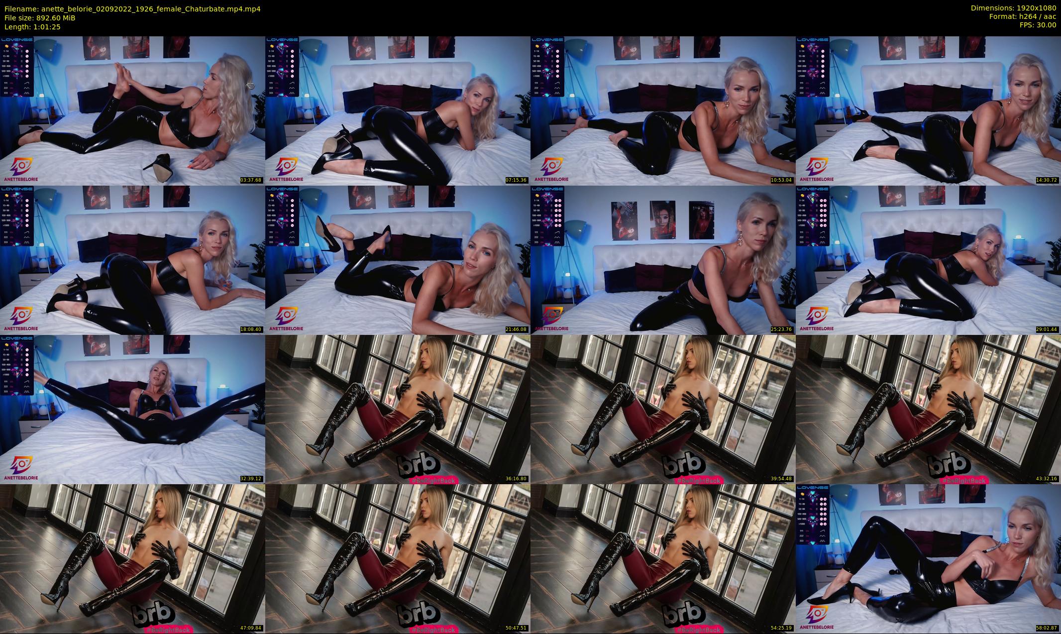 anette_belorie — 62 minute Chaturbate female cam show recording, 1080p, Sep 2, 2022