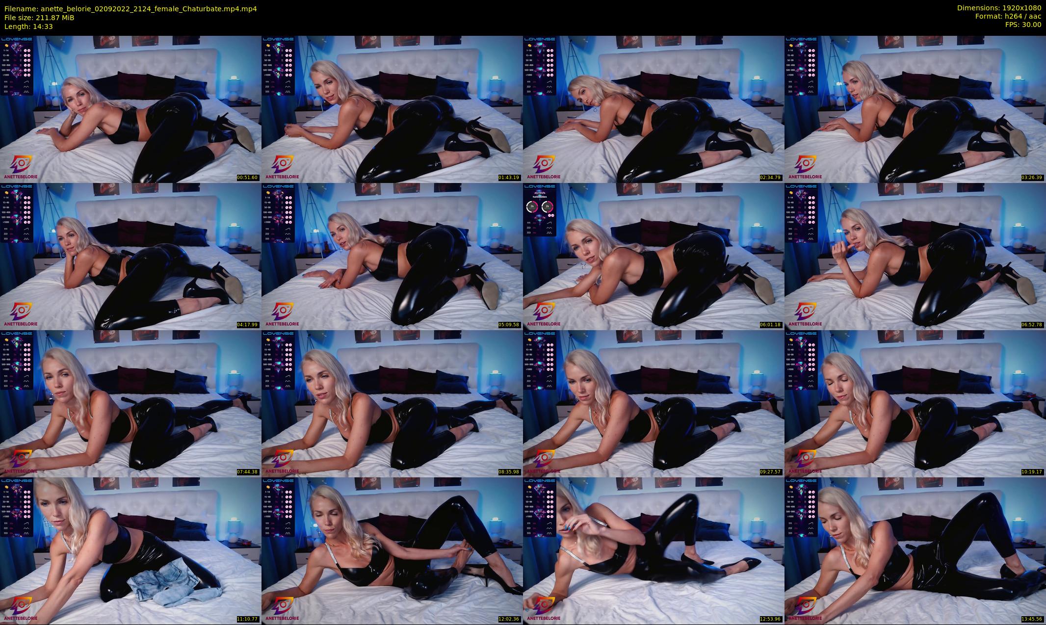 anette_belorie — 15 minute Chaturbate female cam show recording, 1080p, Sep 2, 2022
