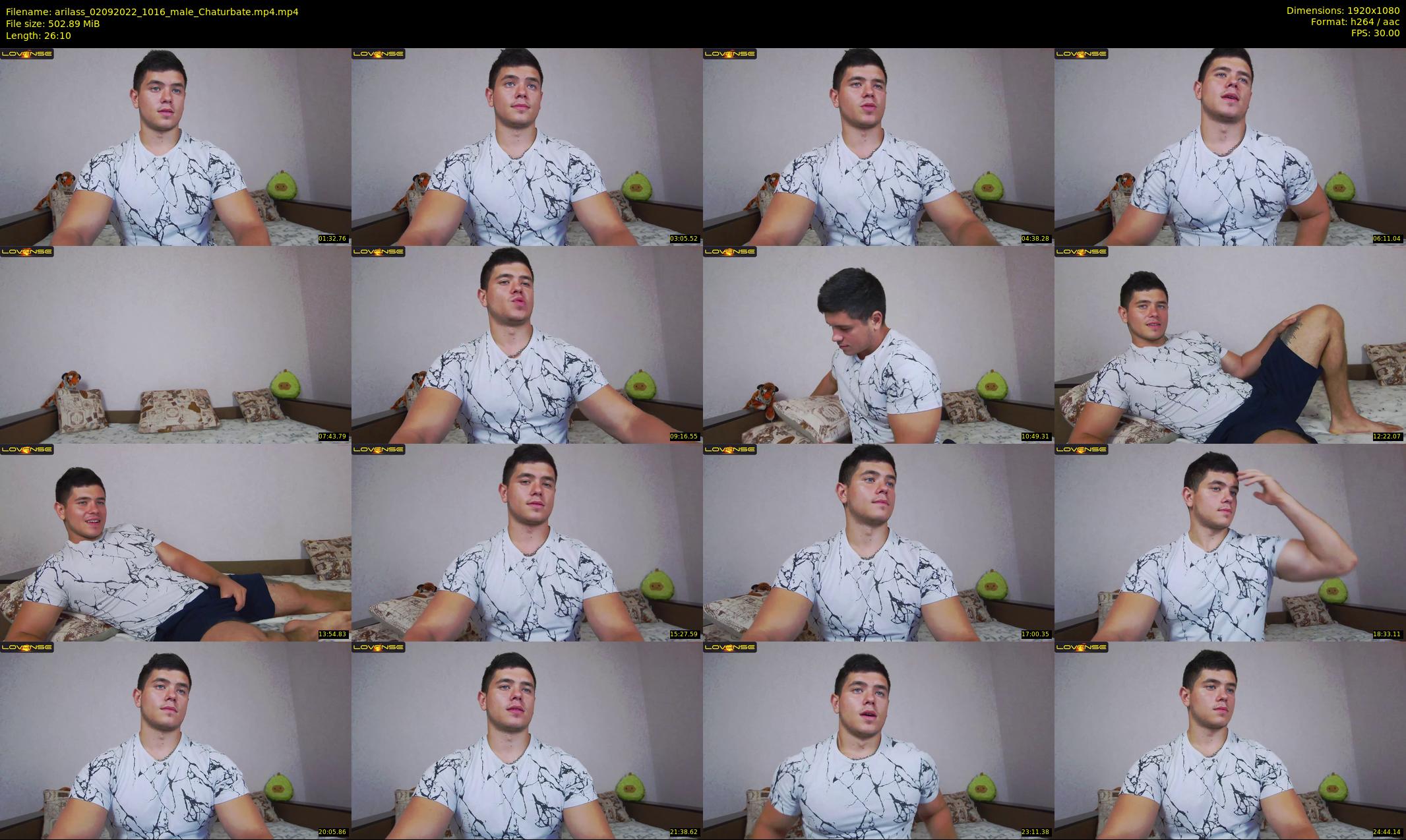 arilass — 27 minute Chaturbate male cam show recording, 1080p, Sep 2, 2022