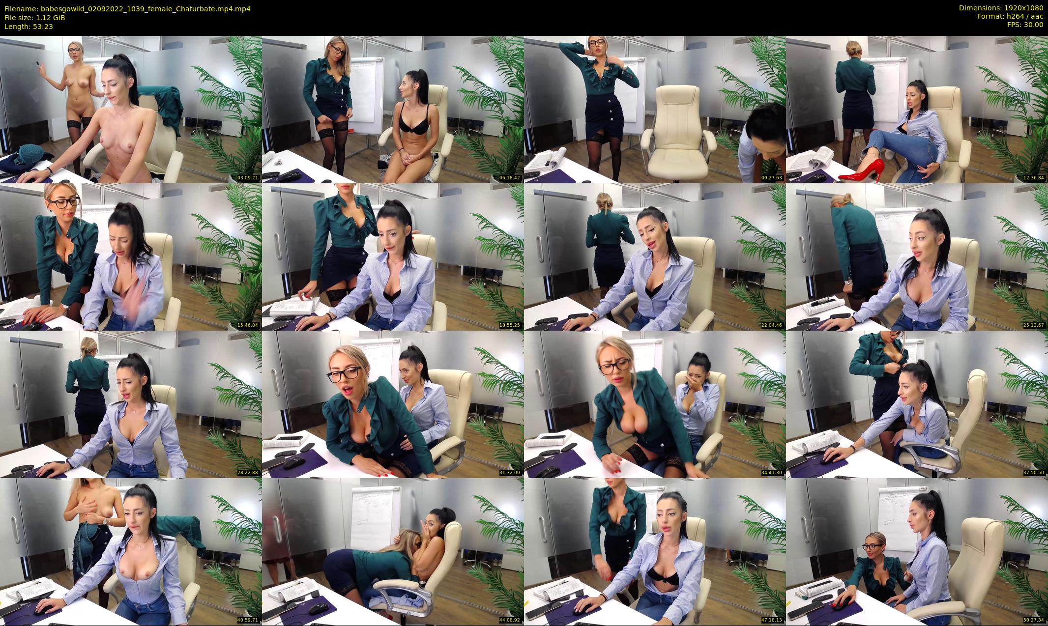babesgowild — 54 minute Chaturbate couple cam show recording, 1080p, Sep 2, 2022