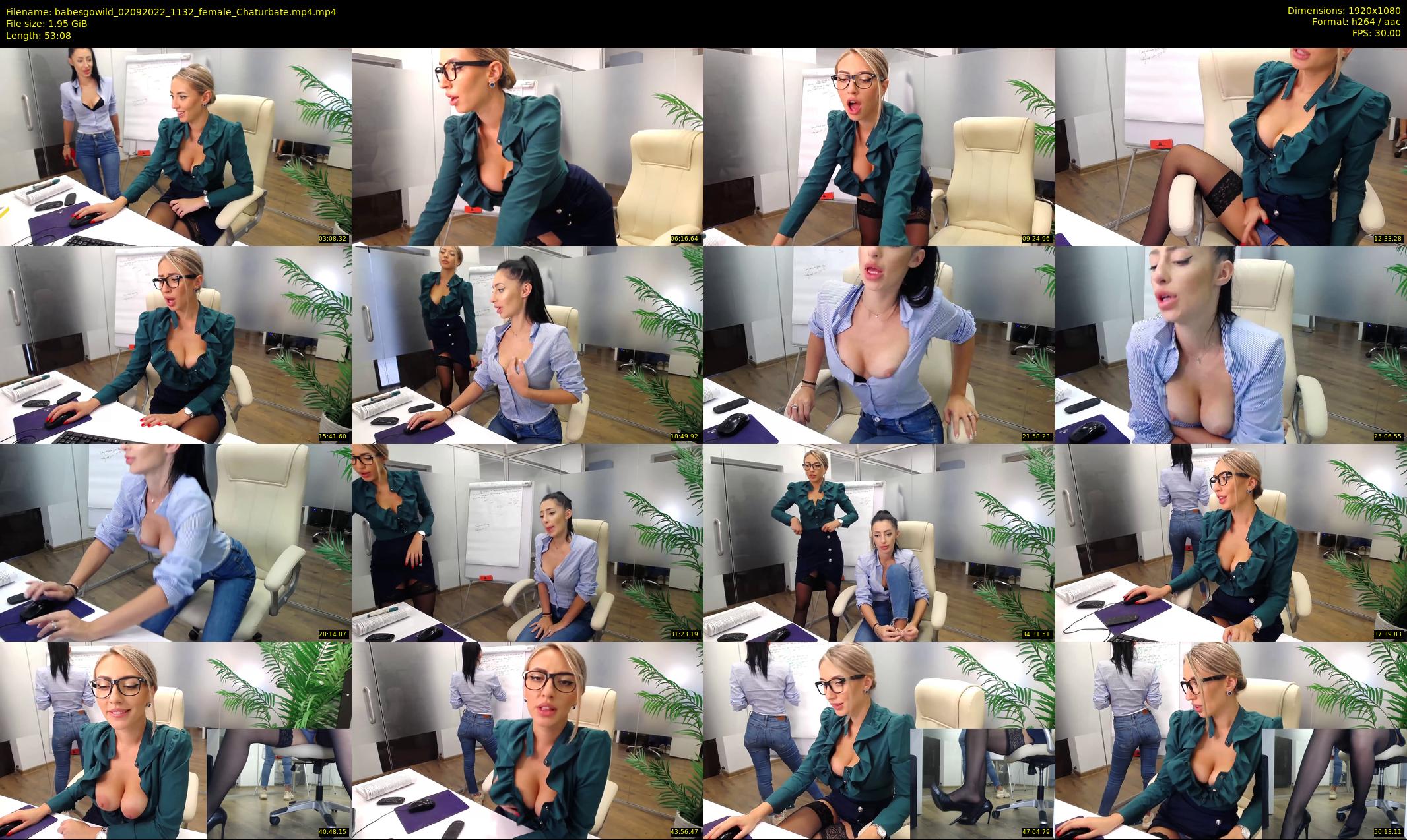 babesgowild — 54 minute Chaturbate couple cam show recording, 1080p, Sep 2, 2022