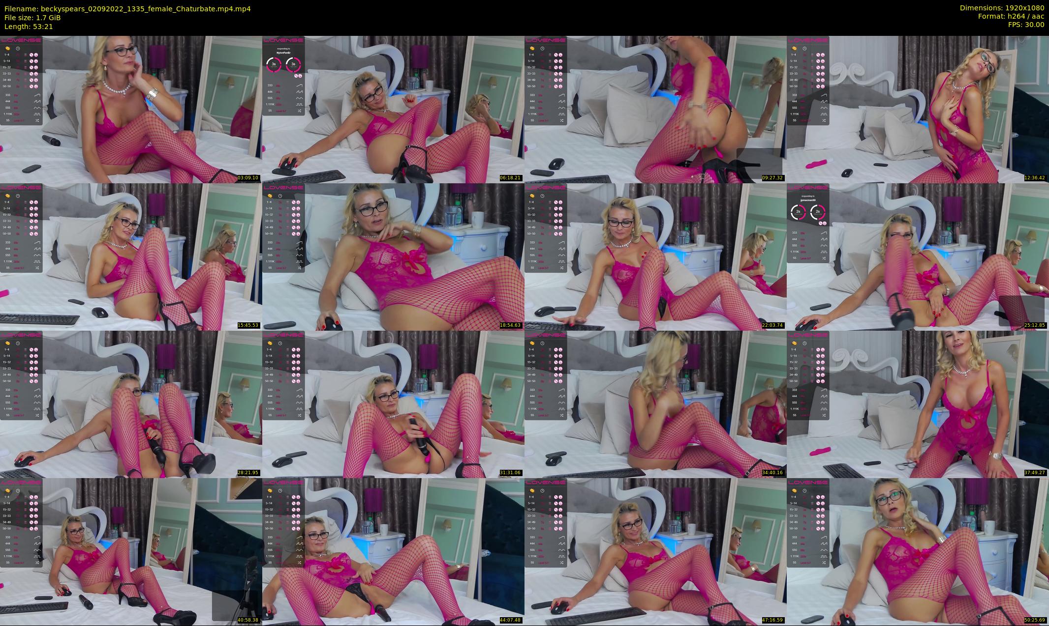 beckyspears — 54 minute Chaturbate female cam show recording, 1080p, Sep 2, 2022
