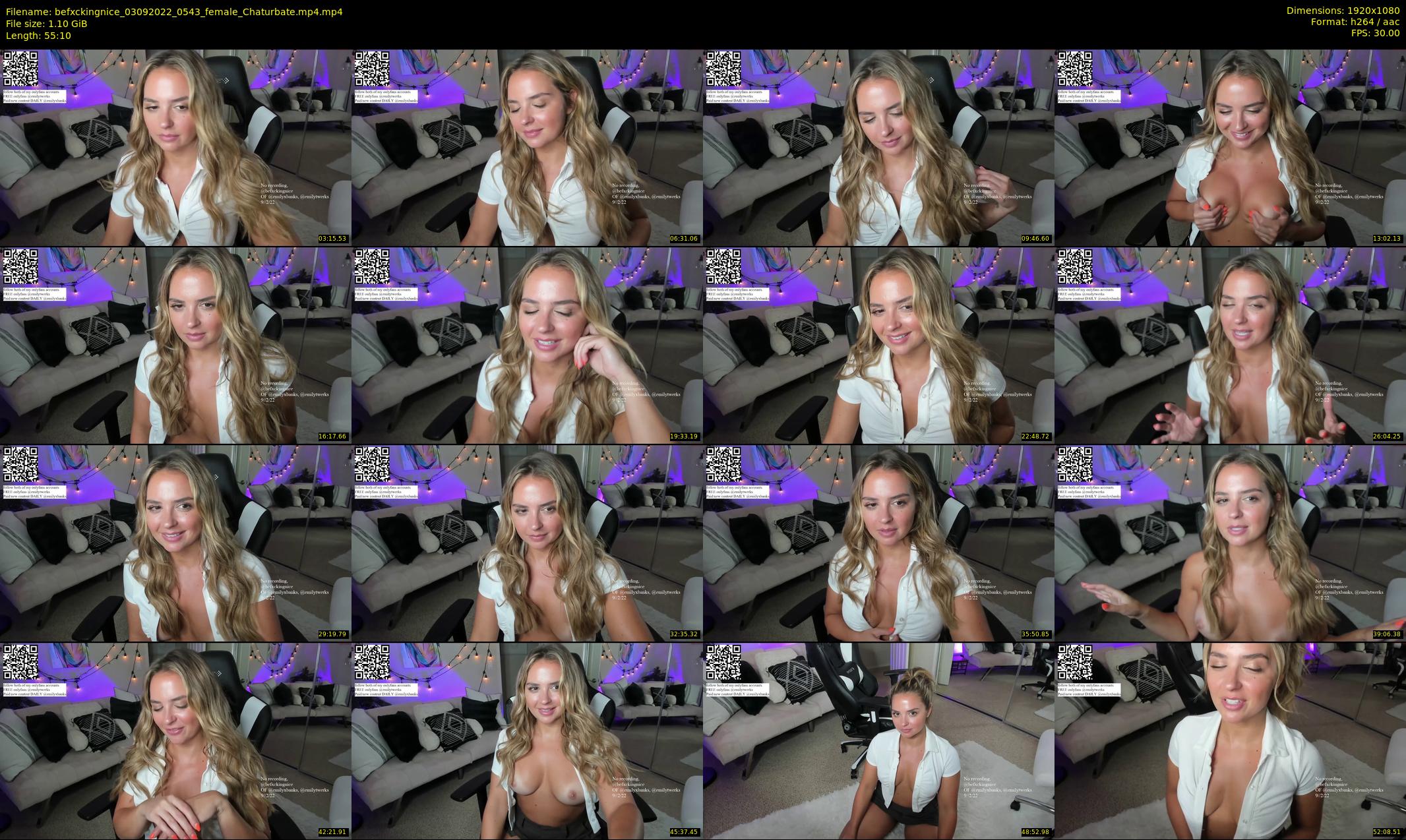 befxckingnice — 56 minute Chaturbate female cam show recording, 1080p, Sep 3, 2022