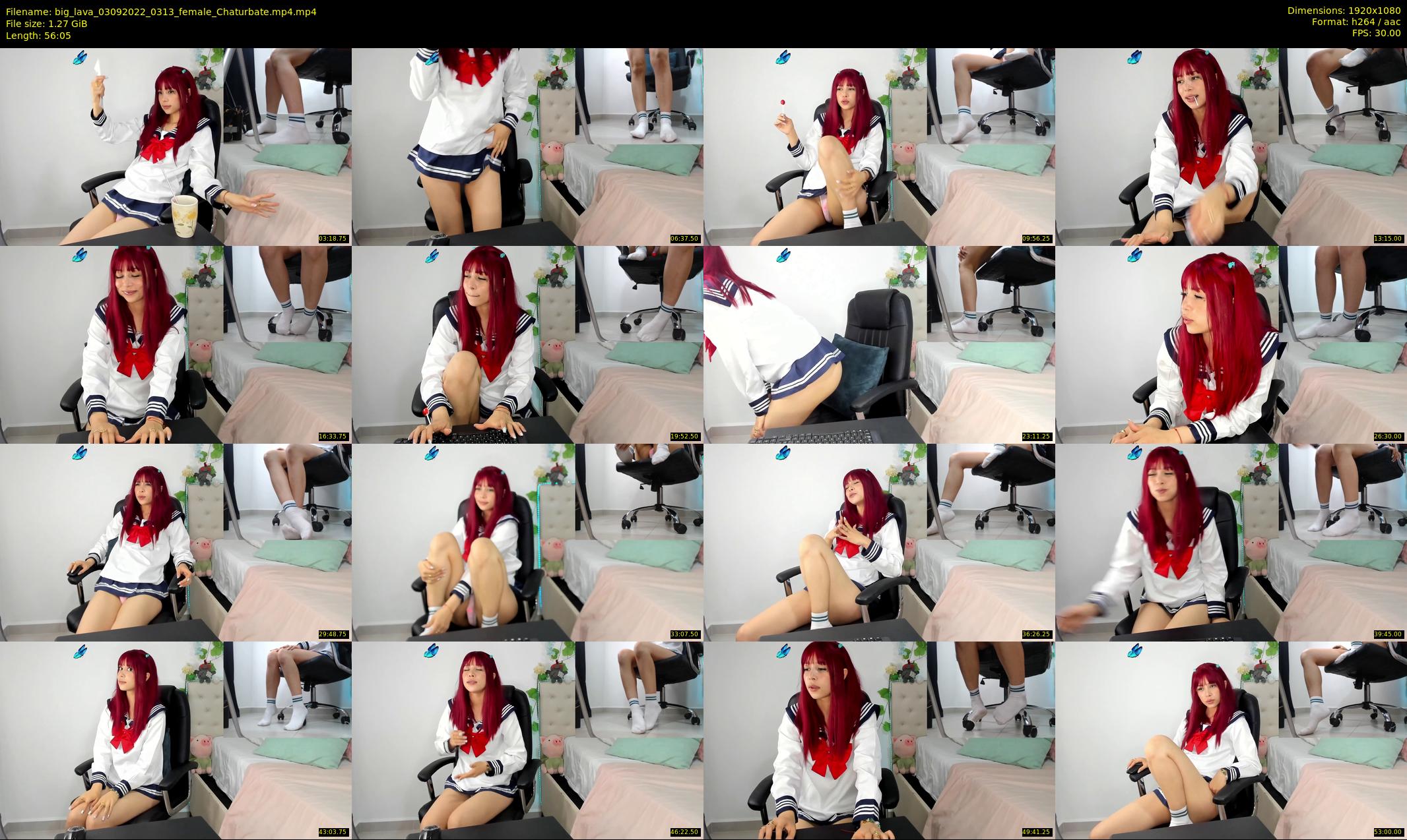 big_lava — 57 minute Chaturbate female cam show recording, 1080p, Sep 3, 2022